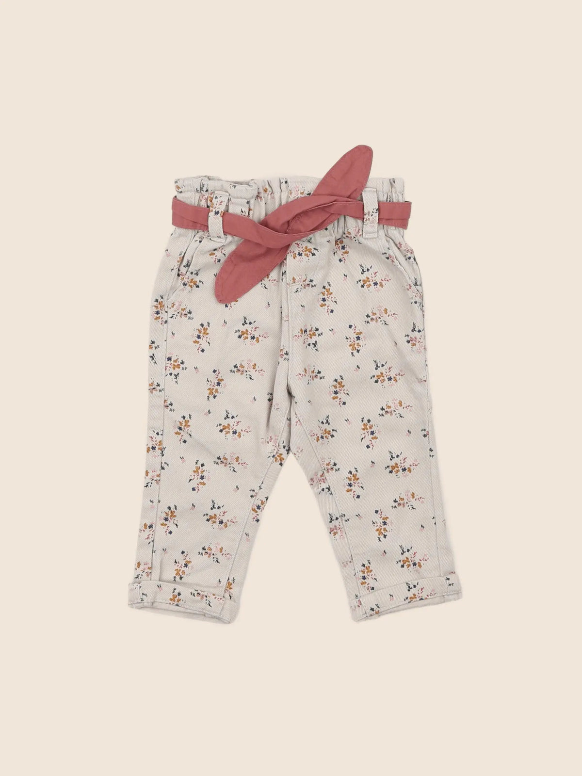 Vertbaudet - pantalon beige - 3 mois