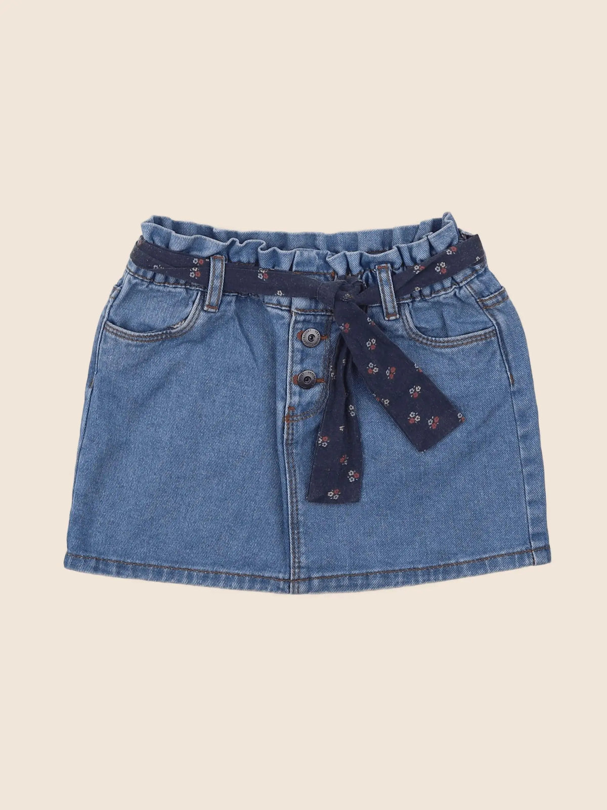 Vertbaudet - jupe bleu - 5 ans