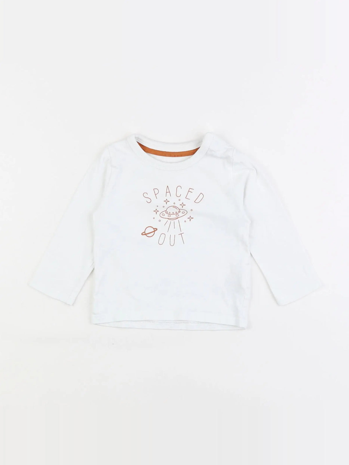 Vertbaudet - tee-shirt blanc - 6 mois