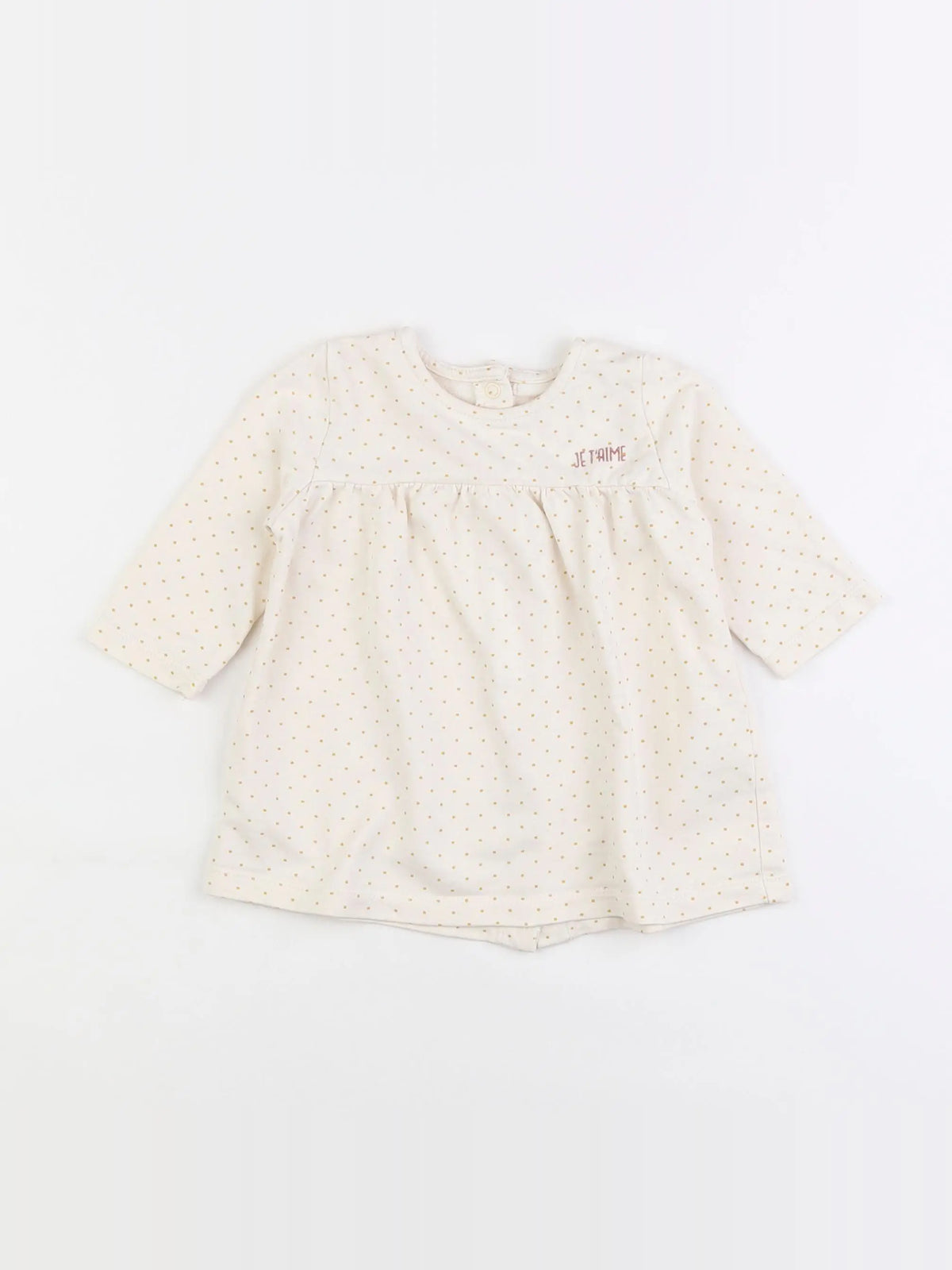 Vertbaudet - robe blanc - 6 mois