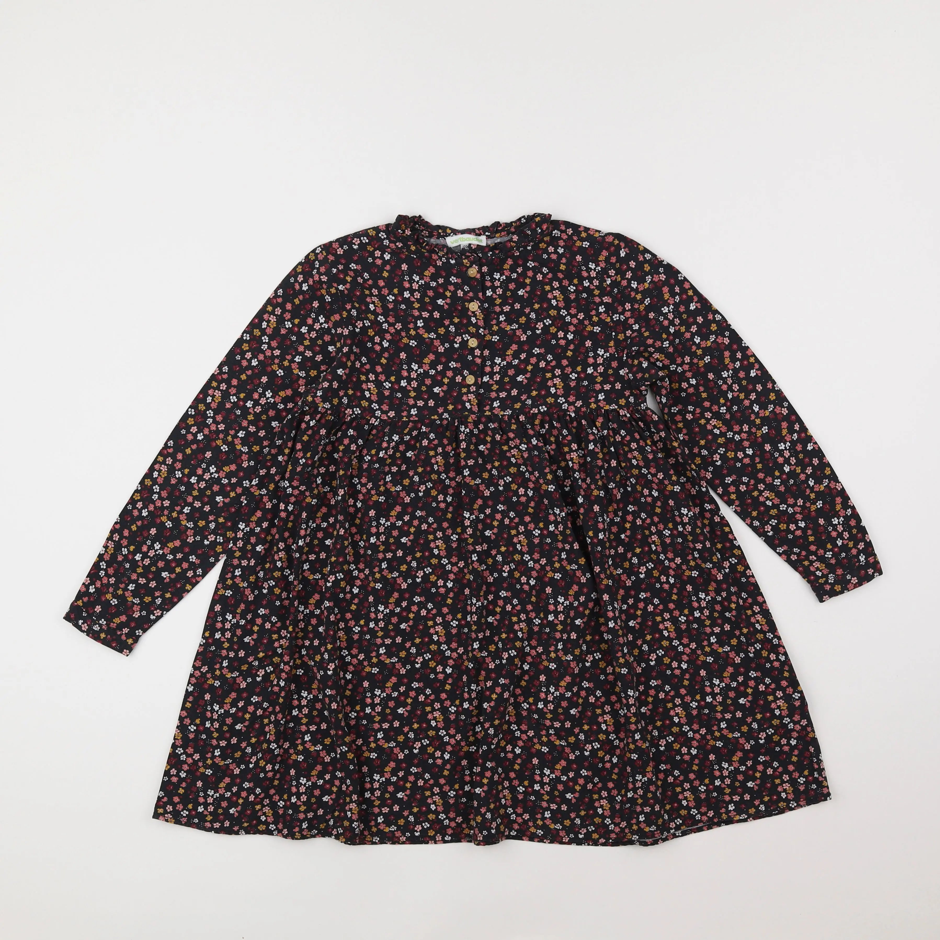 Vertbaudet - robe multicolore - 7 ans