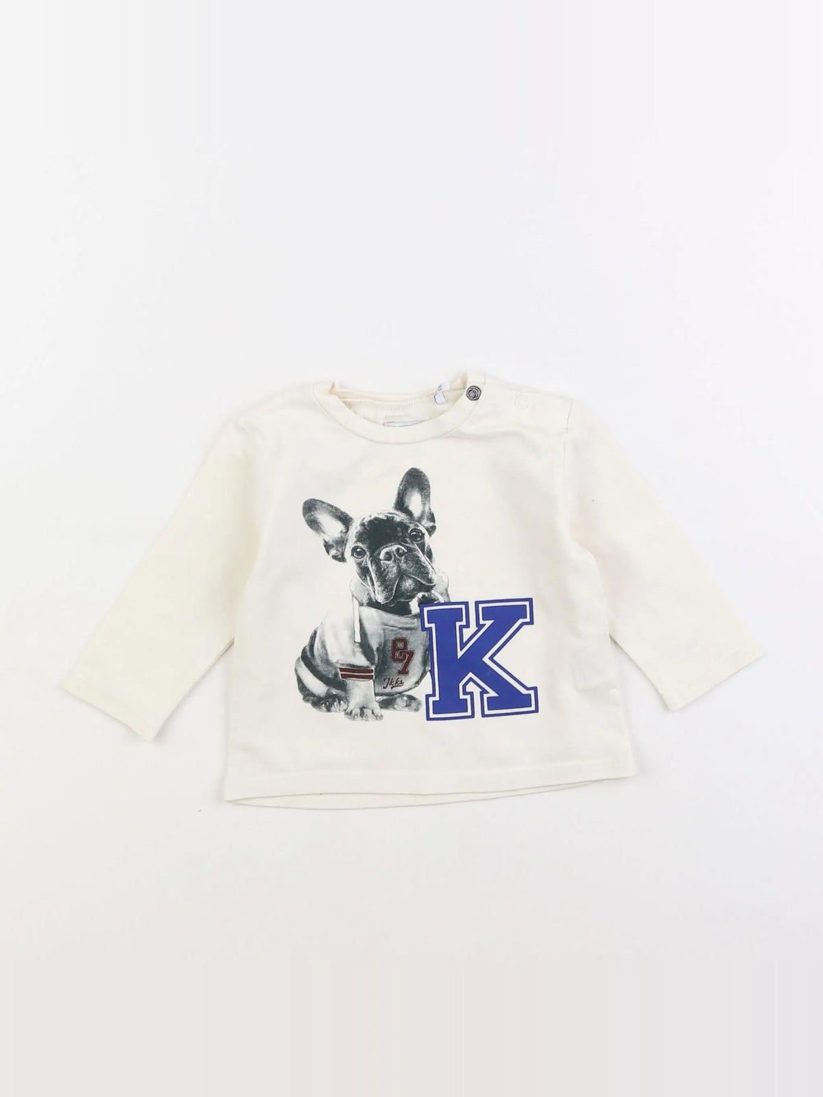 IKKS - tee-shirt blanc - 6 mois