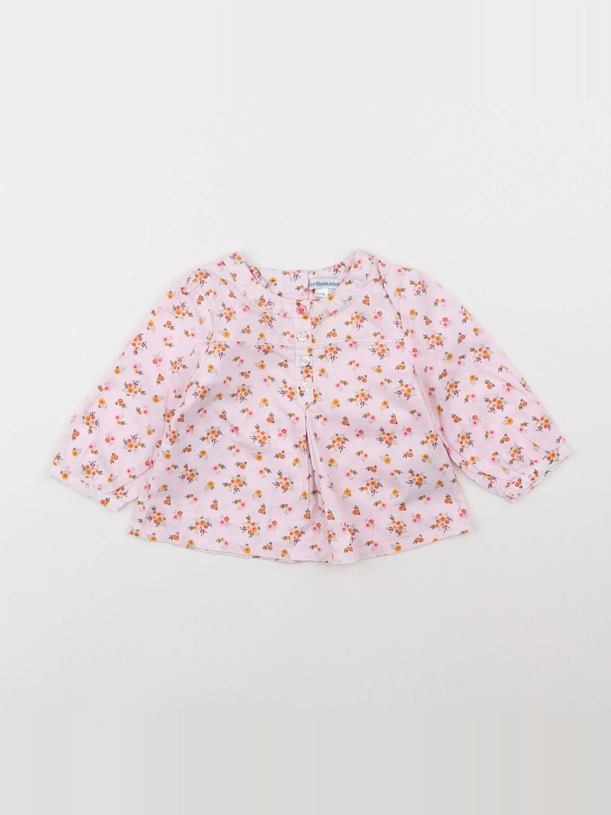 Vertbaudet - blouse rose - 6 mois