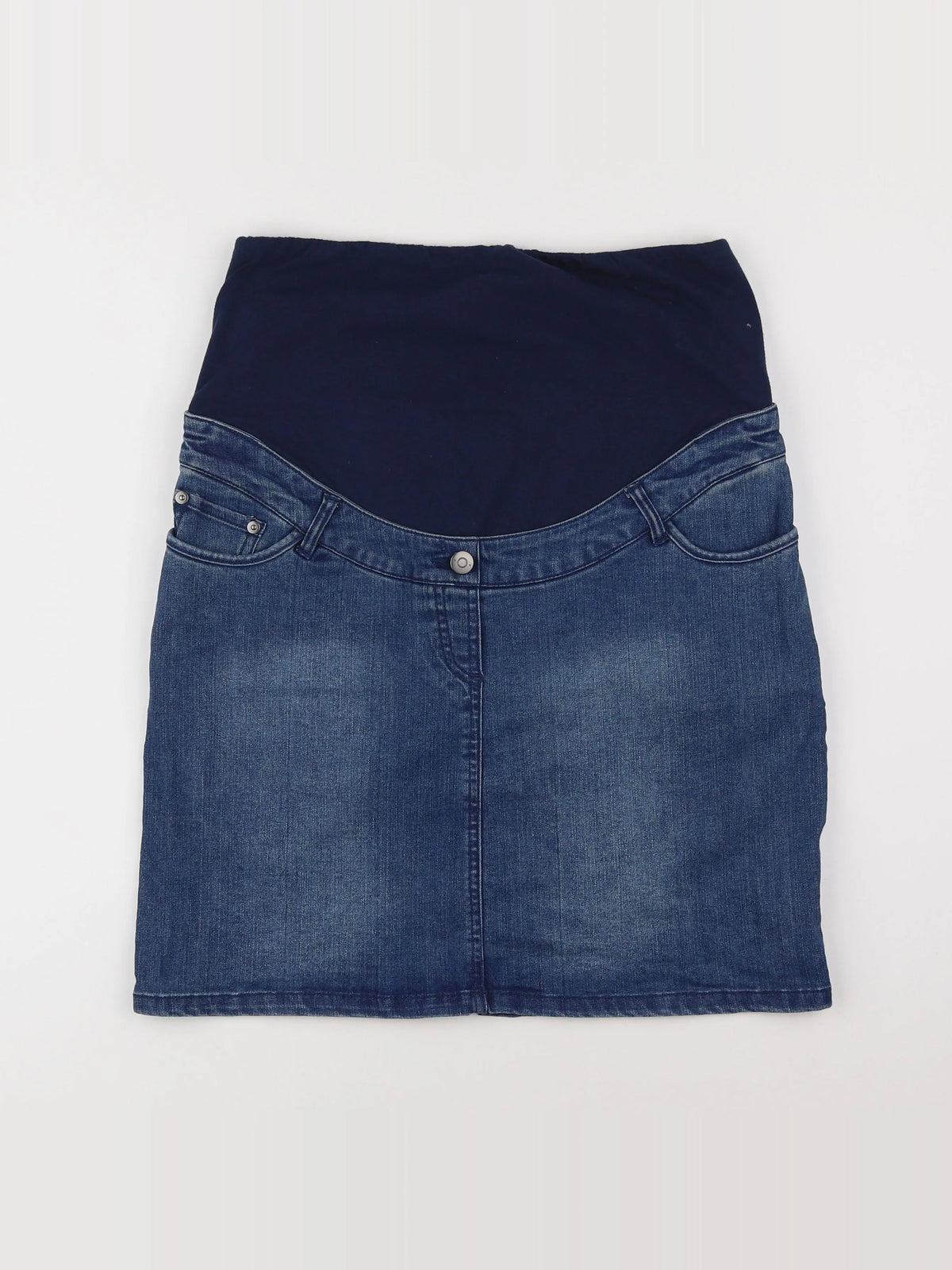 Vertbaudet - jupe grossesse bleu - 40