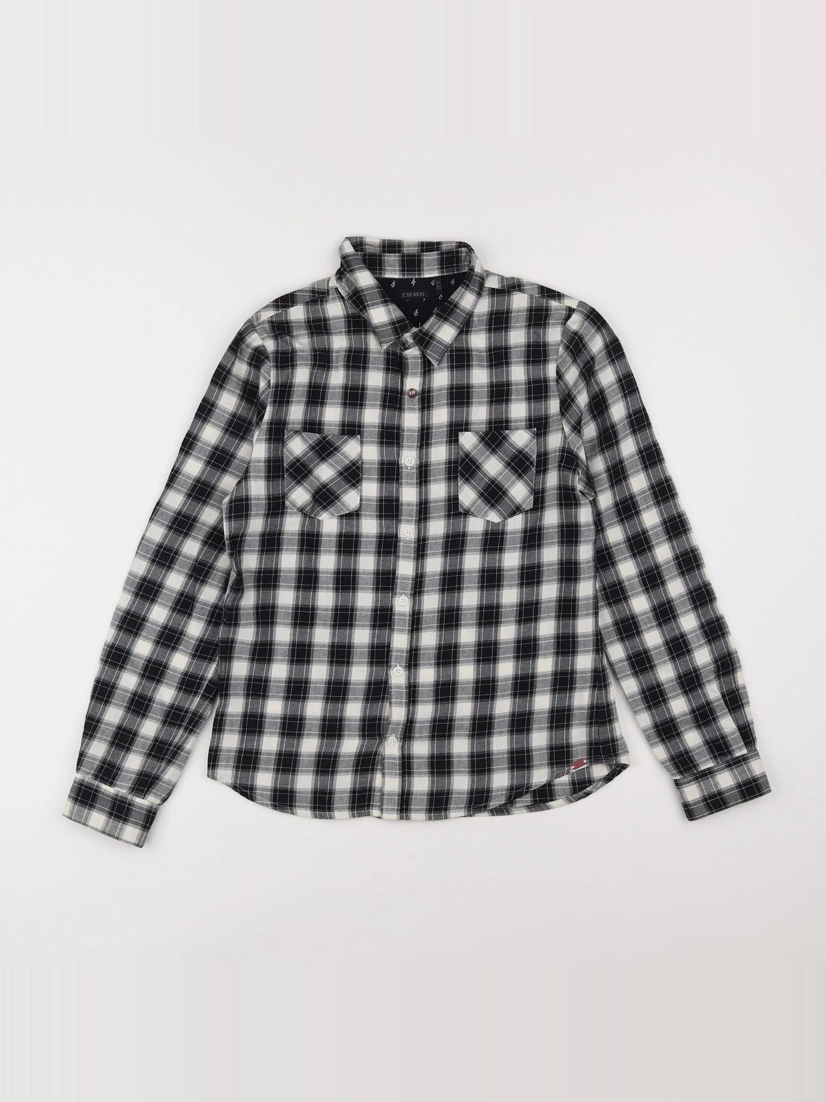 IKKS - chemise blanc, noir - 12 ans