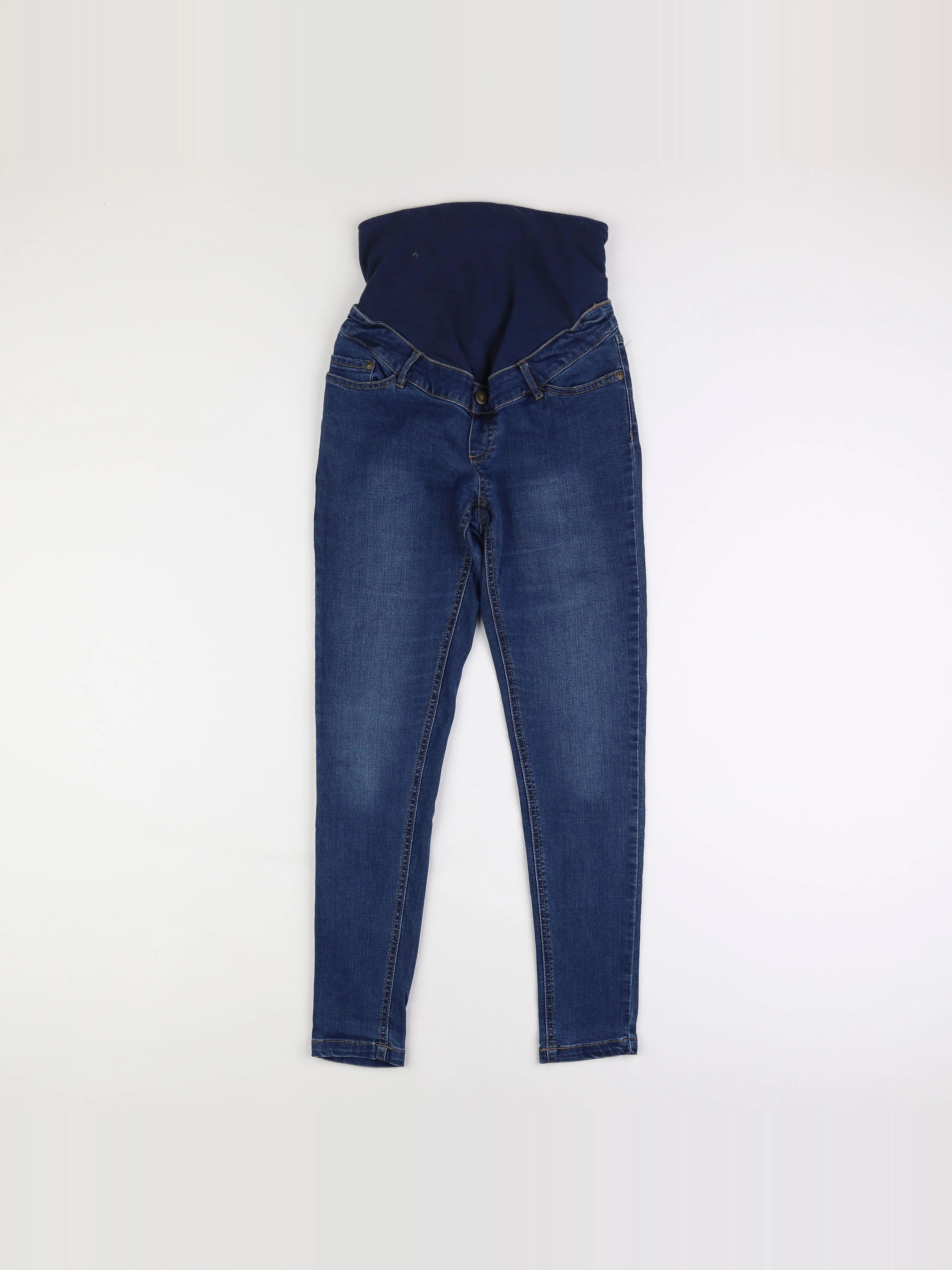 Vertbaudet - jean grossesse bleu - 34