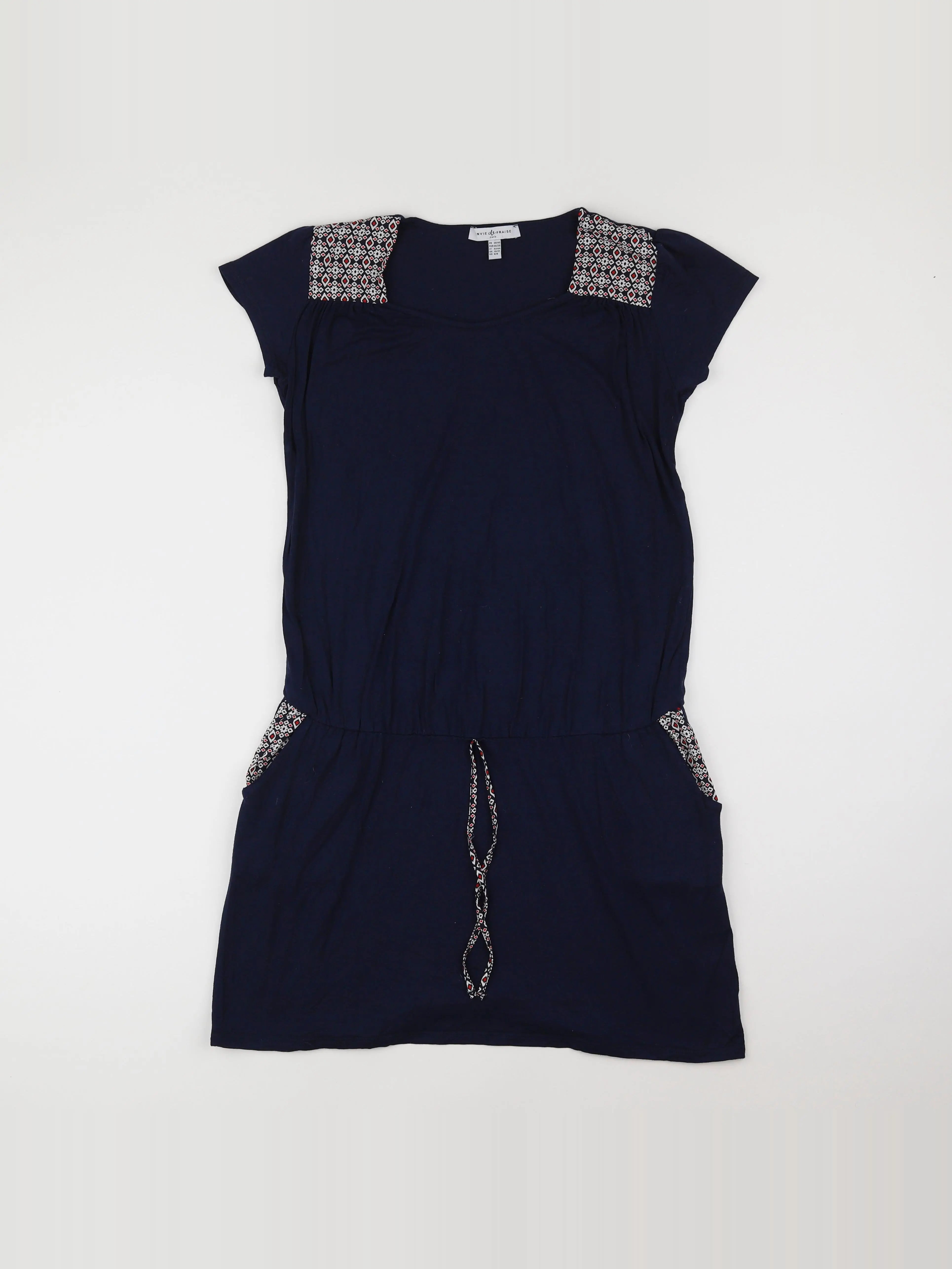 Envie de fraise - robe grossesse bleu - 36 à 38