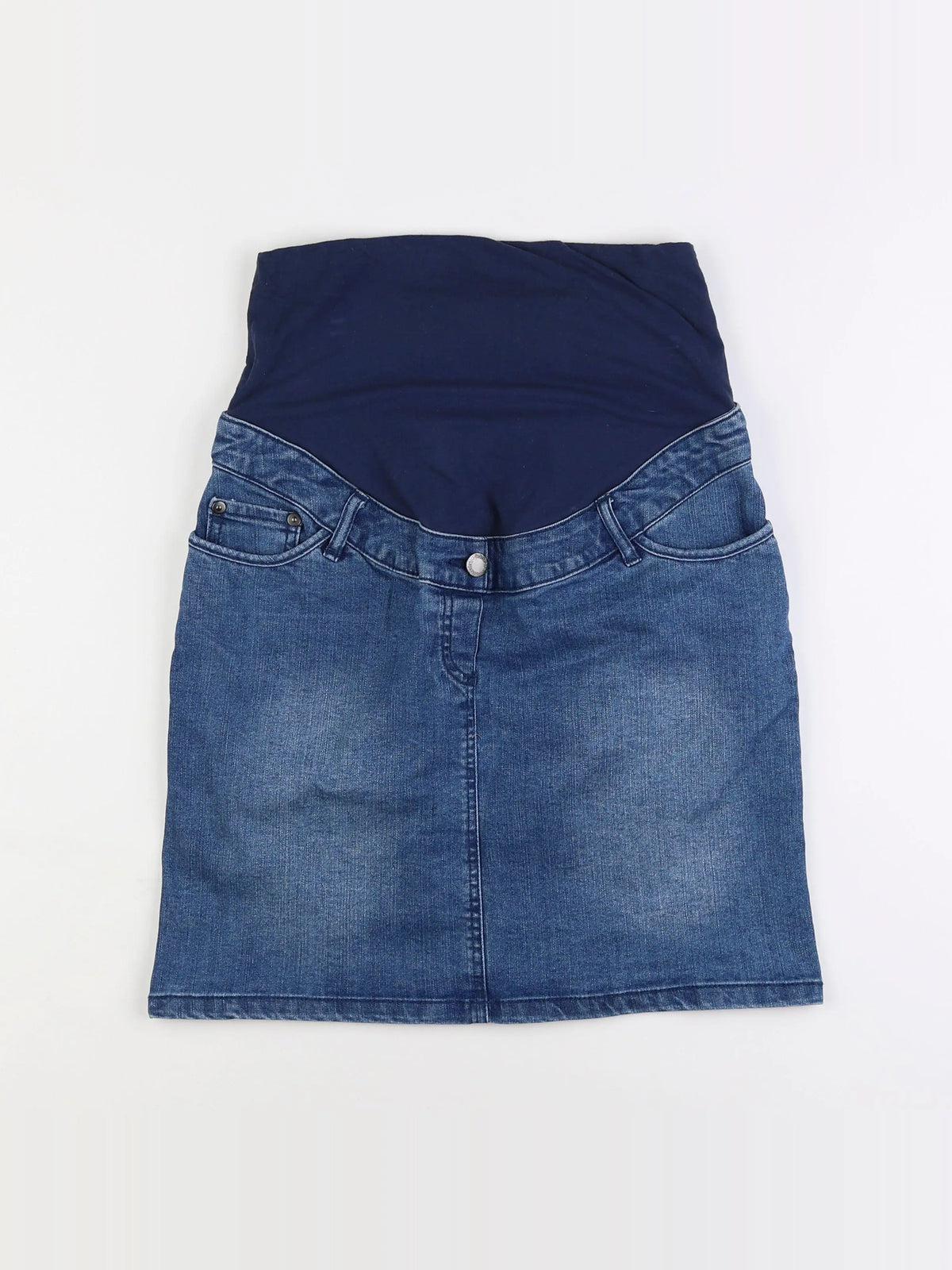 Vertbaudet - jupe grossesse bleu - 36