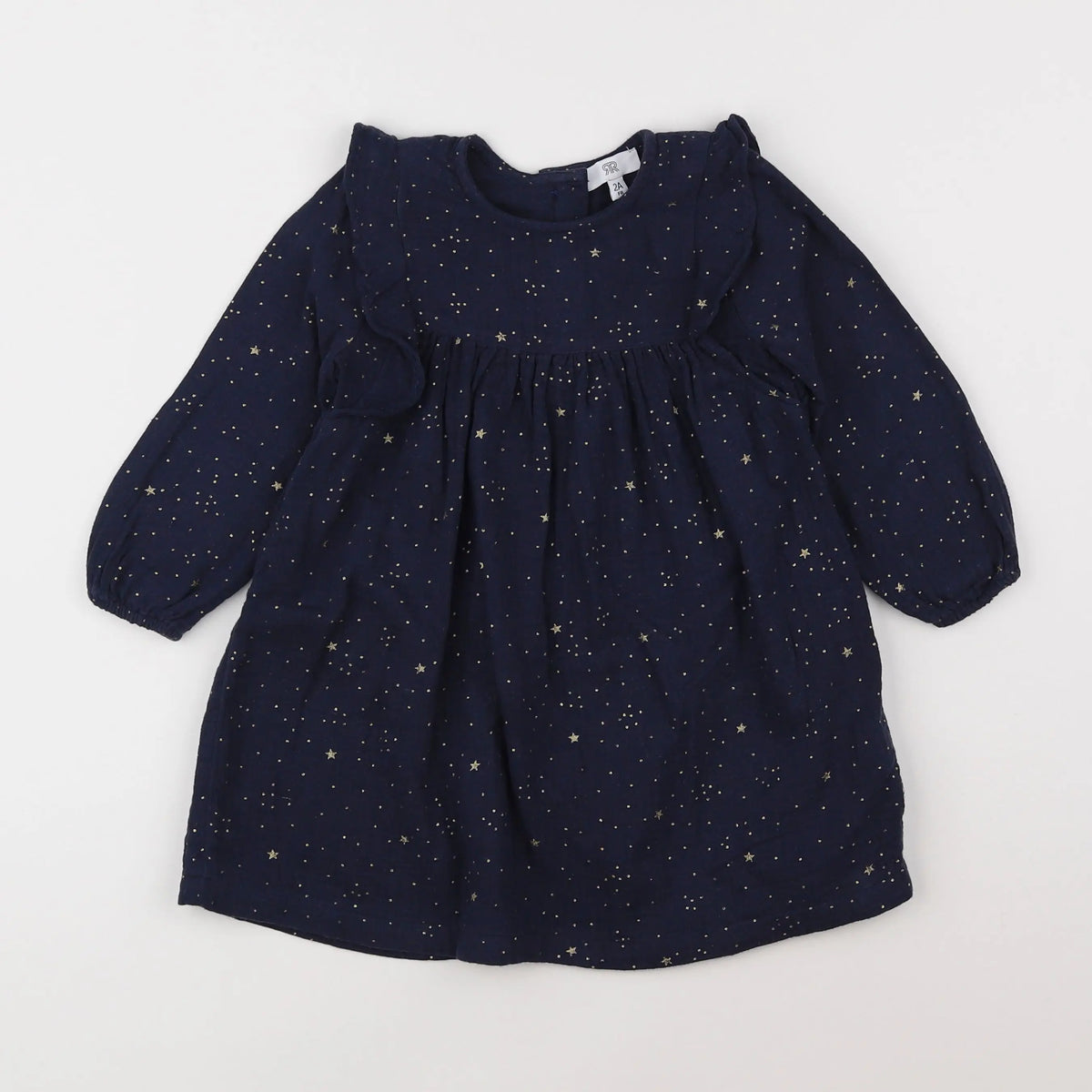 Vertbaudet - robe bleu - 2 ans