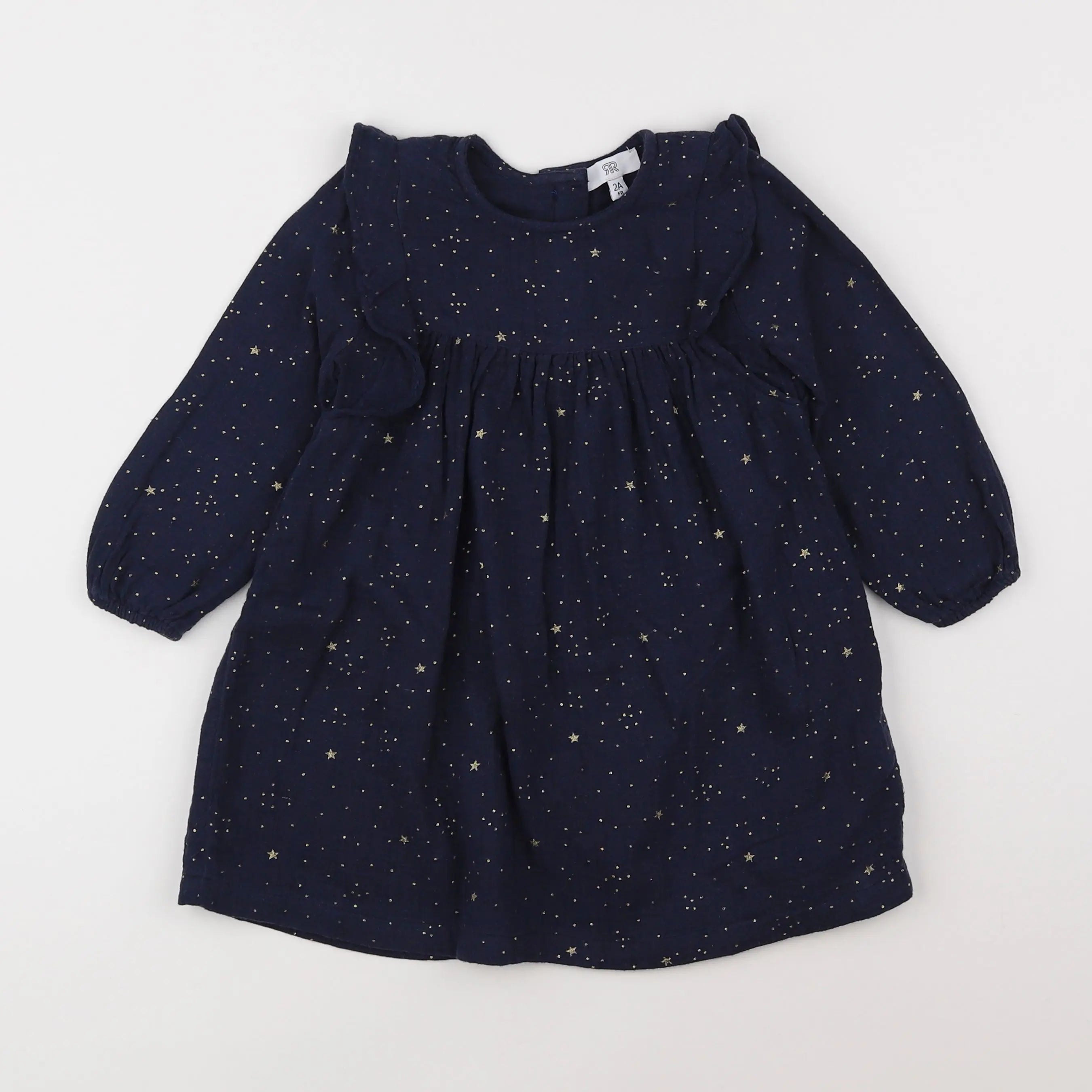 Vertbaudet - robe bleu - 2 ans