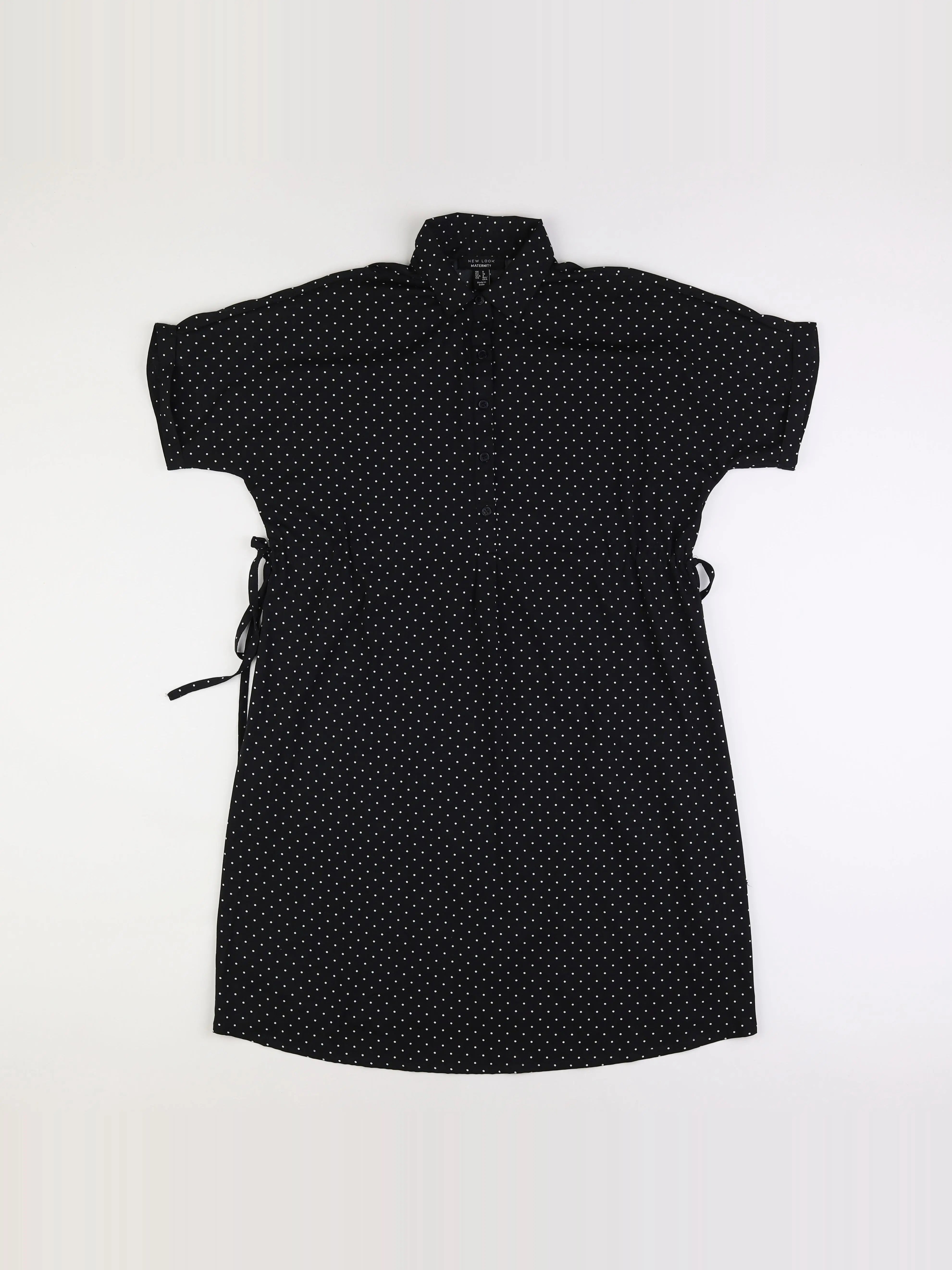 New Look - robe grossesse noir, blanc - 36