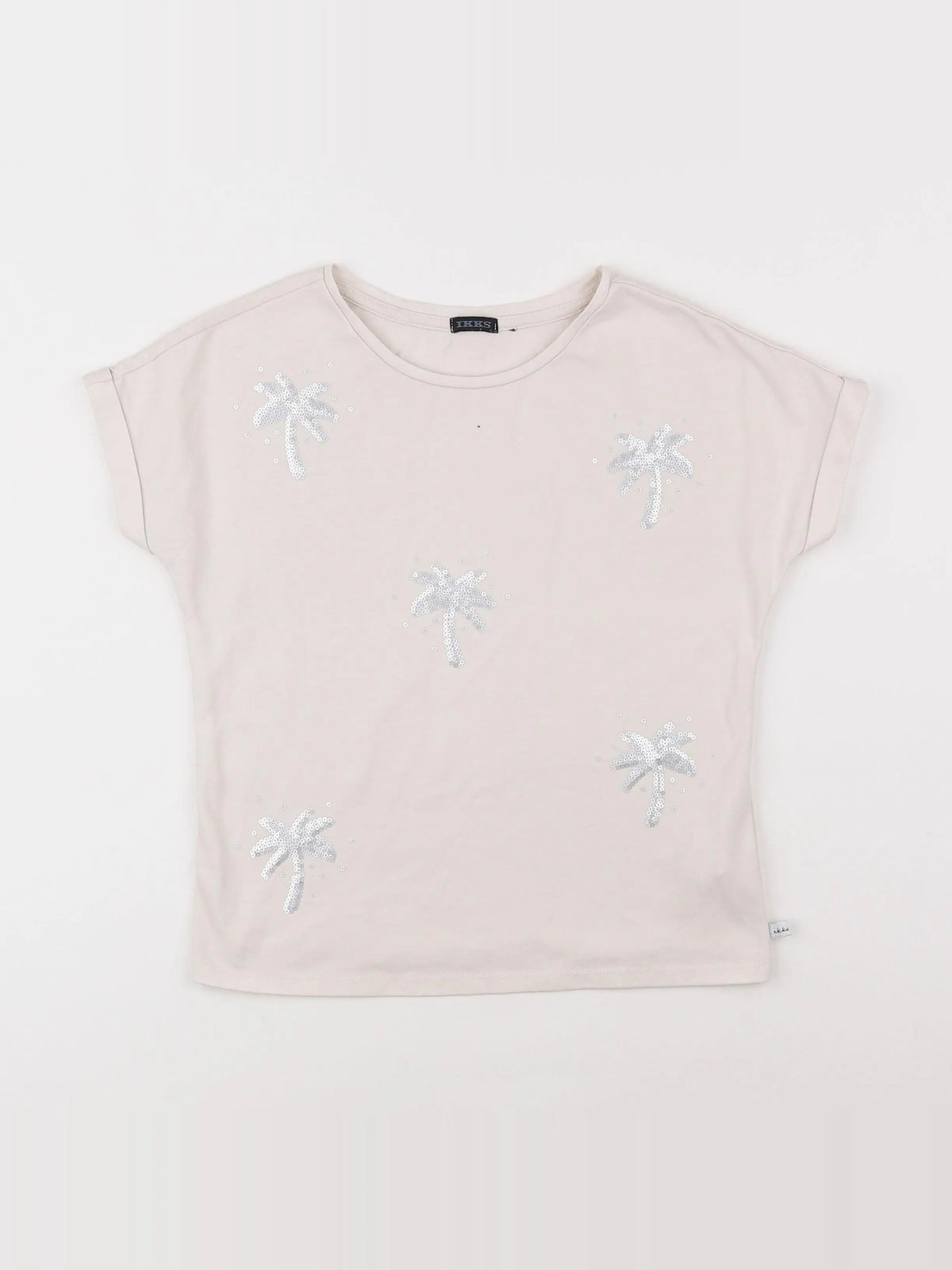 IKKS - tee-shirt blanc - 10 ans