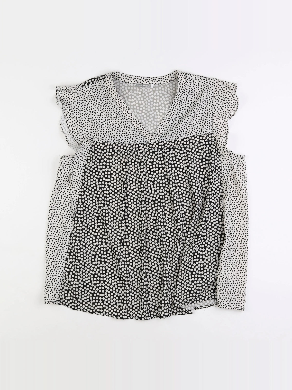 Vertbaudet - blouse grossesse blanc, noir - 42