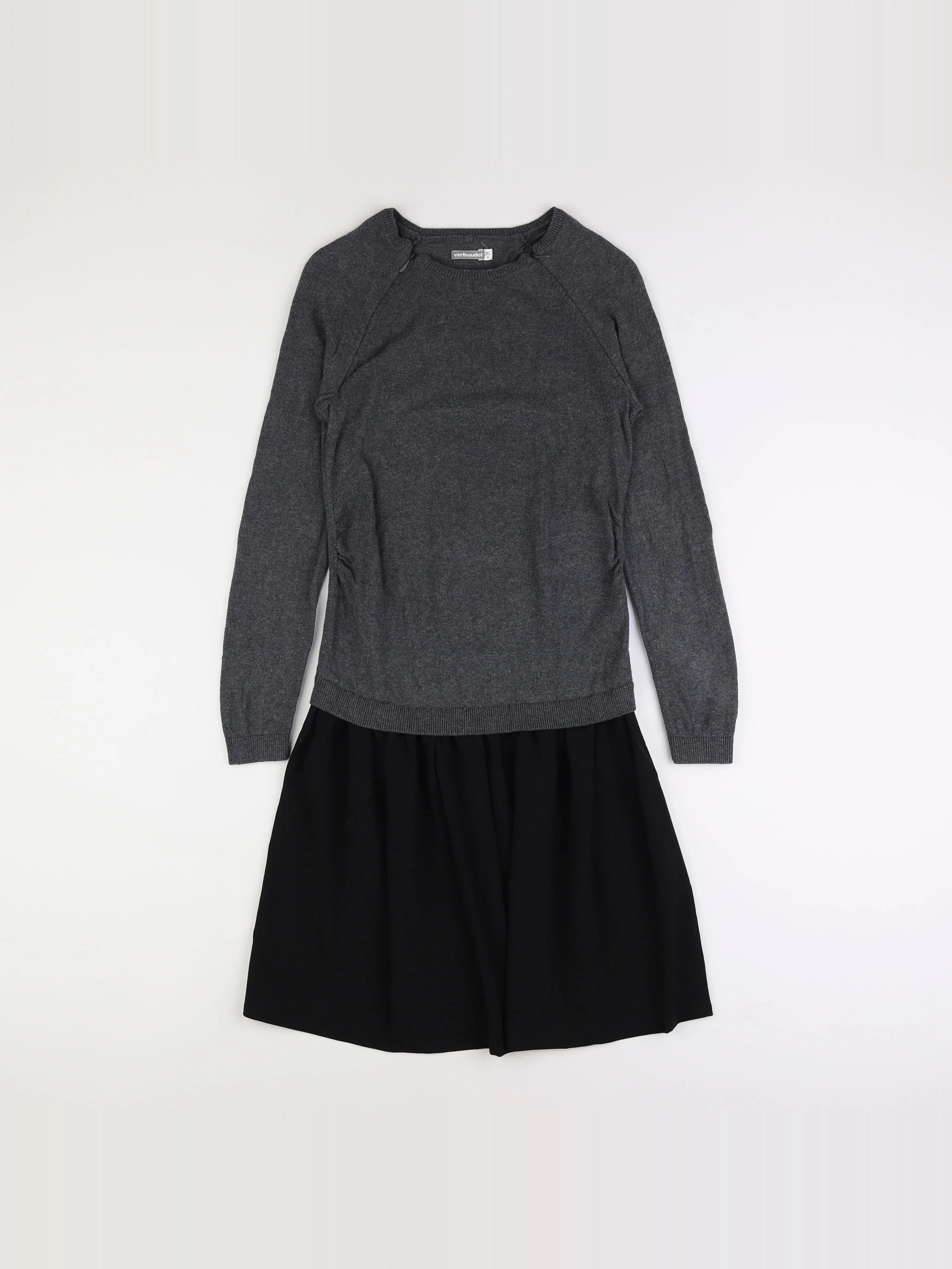 Vertbaudet - robe grossesse gris - 34 à 36