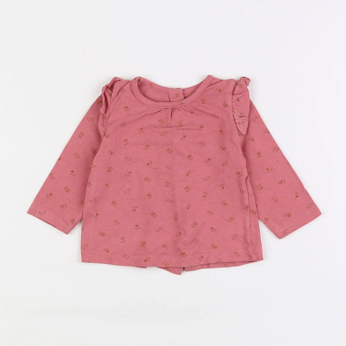 Vertbaudet - tee-shirt rose - 3 mois