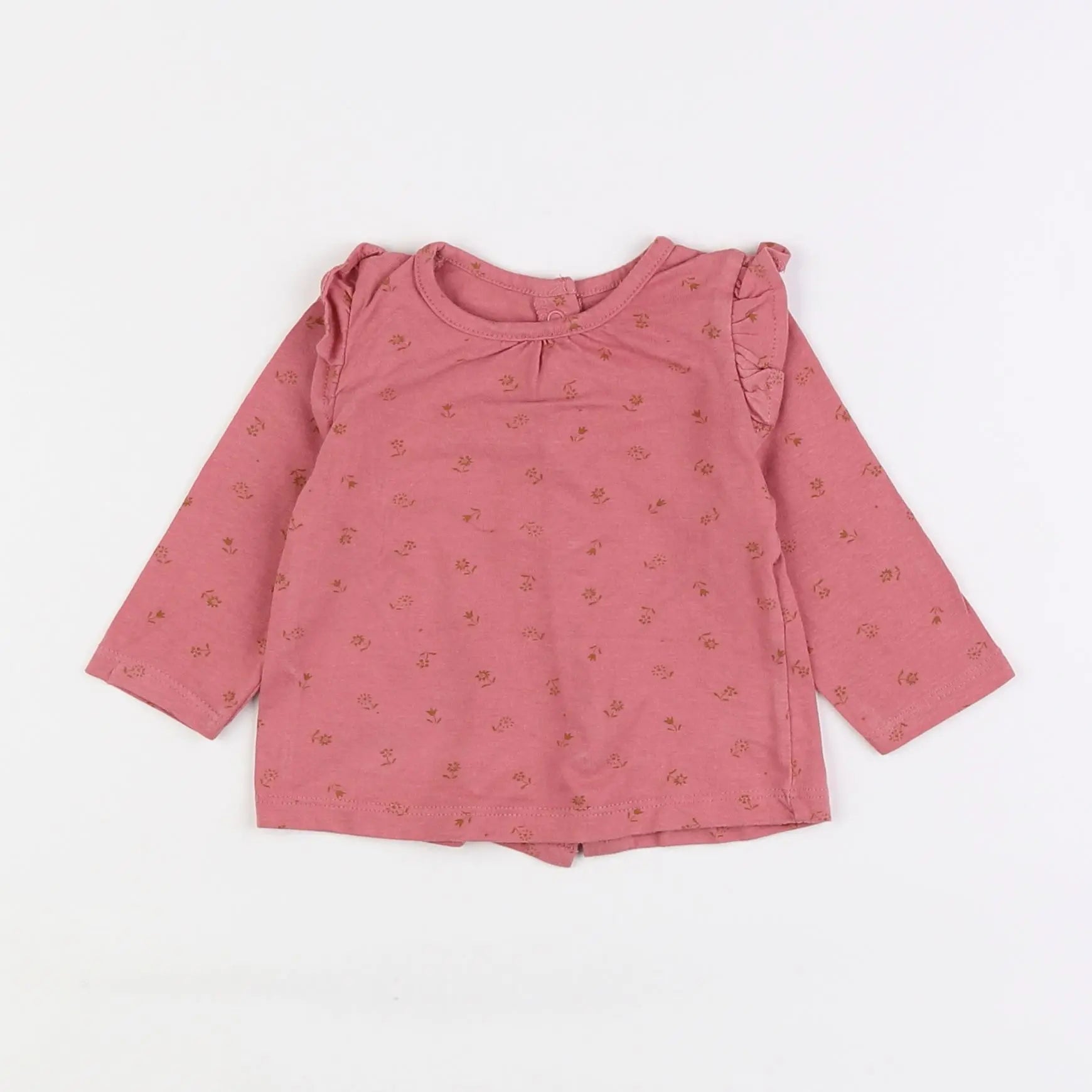 Vertbaudet - tee-shirt rose - 3 mois
