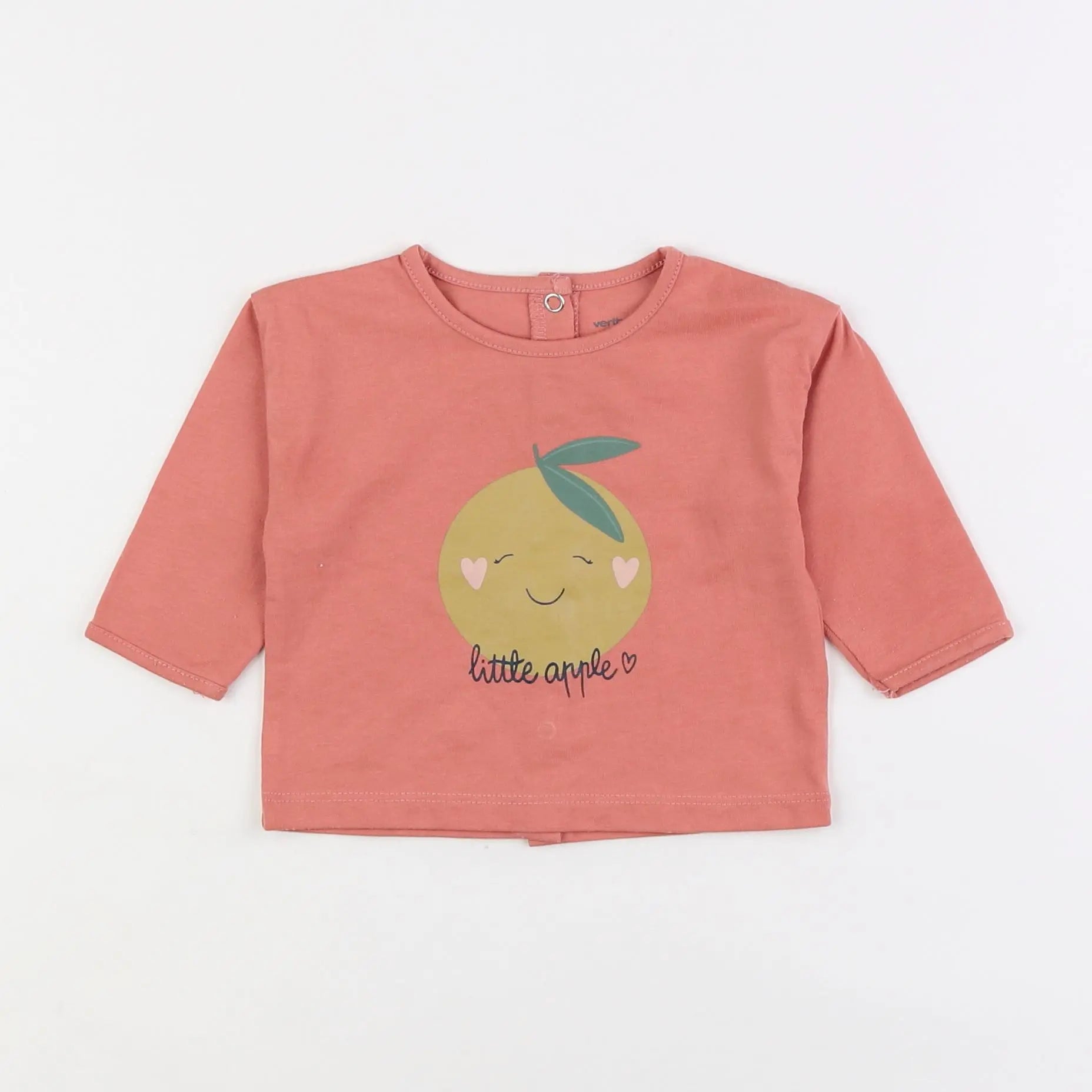 Vertbaudet - tee-shirt rose - 3 mois