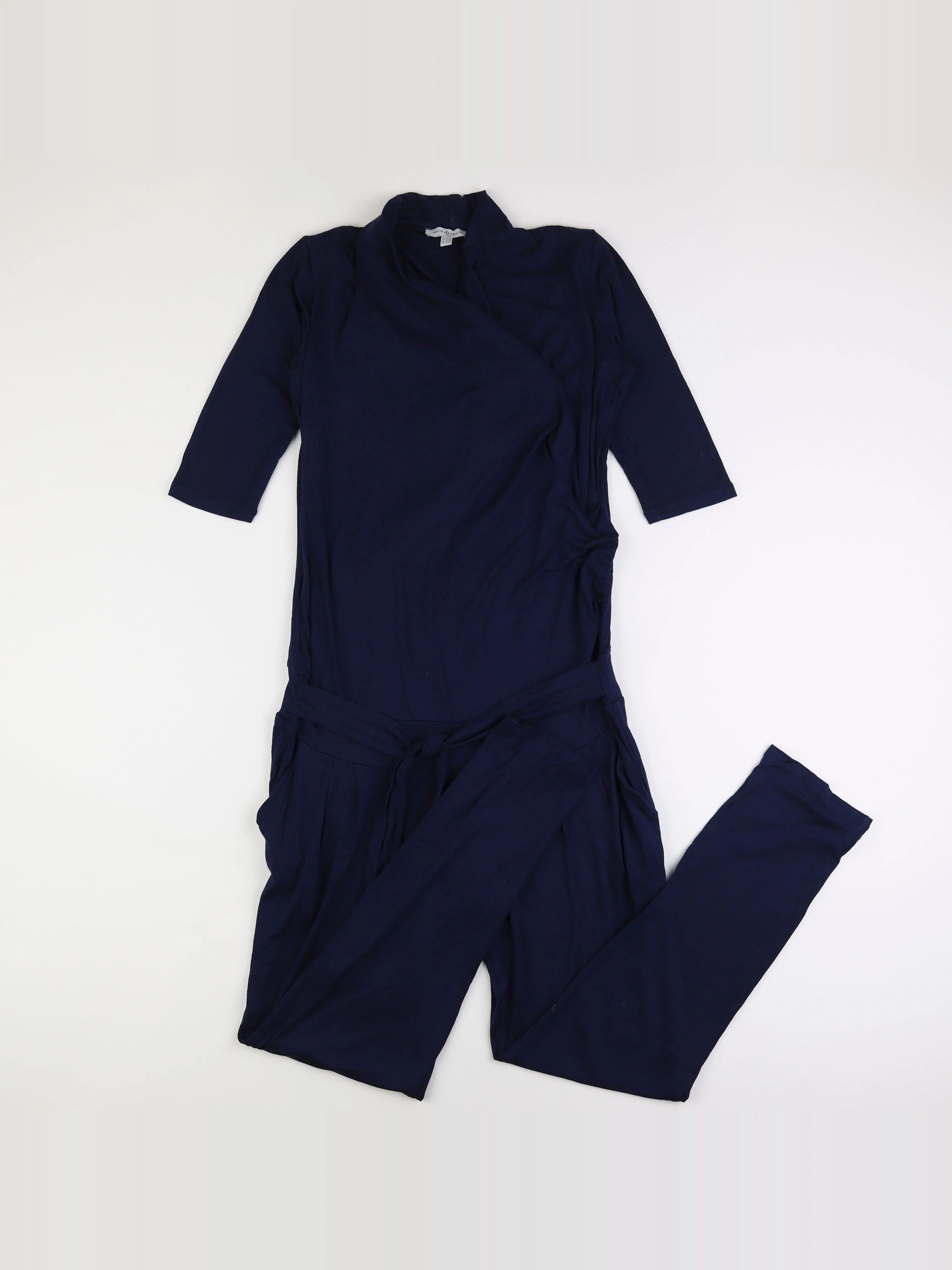 Envie de fraise - combinaison grossesse bleu - 40 à 42