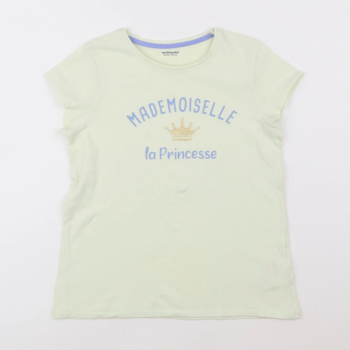 Vertbaudet - tee-shirt jaune - 10 ans