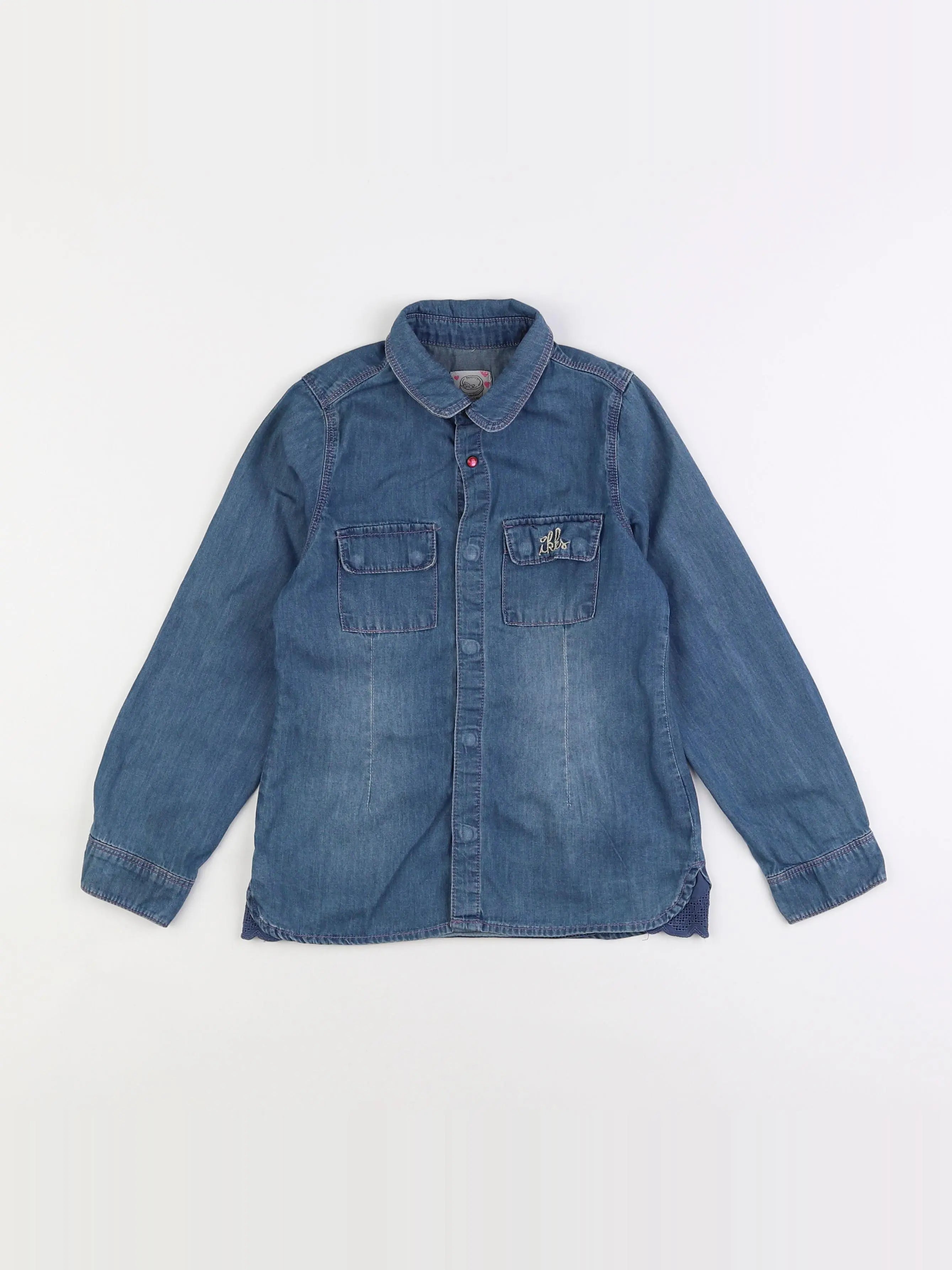 IKKS - blouse bleu - 6 ans