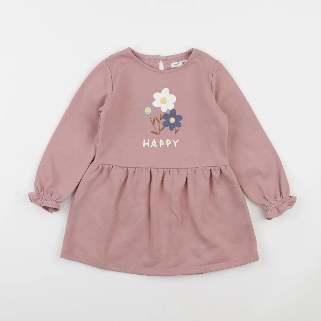 Vertbaudet - robe rose - 3 ans