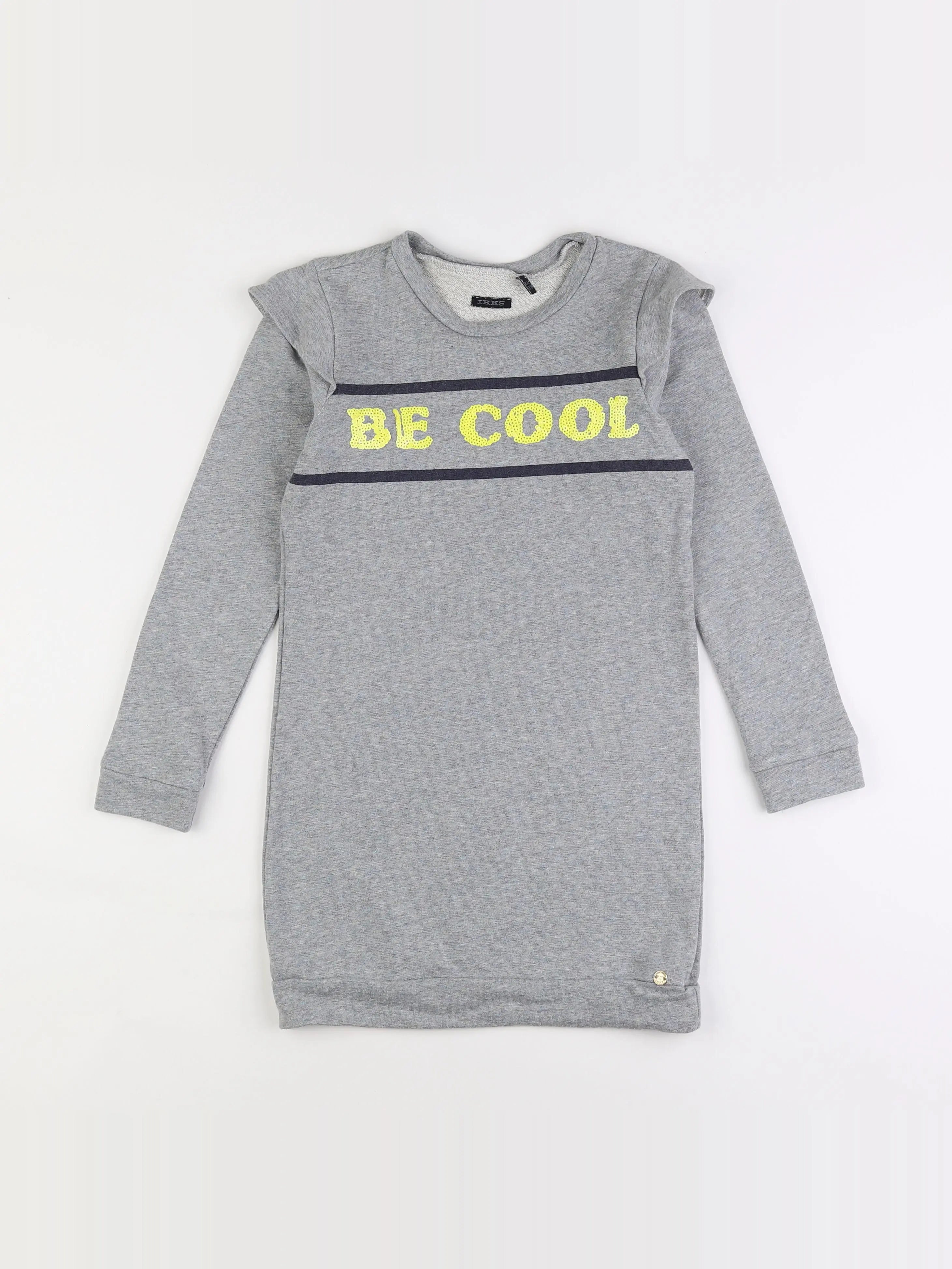 IKKS - robe gris - 8 ans