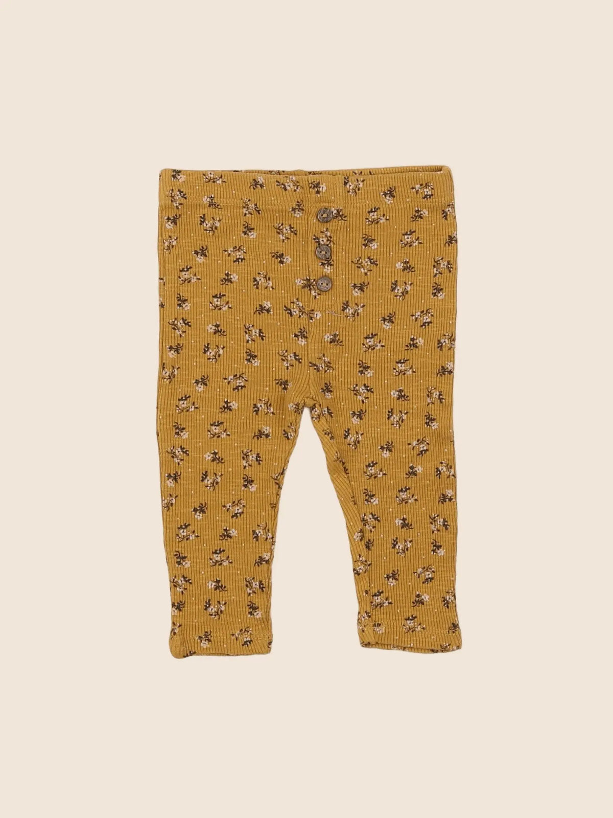 Vertbaudet - legging jaune - 6 mois