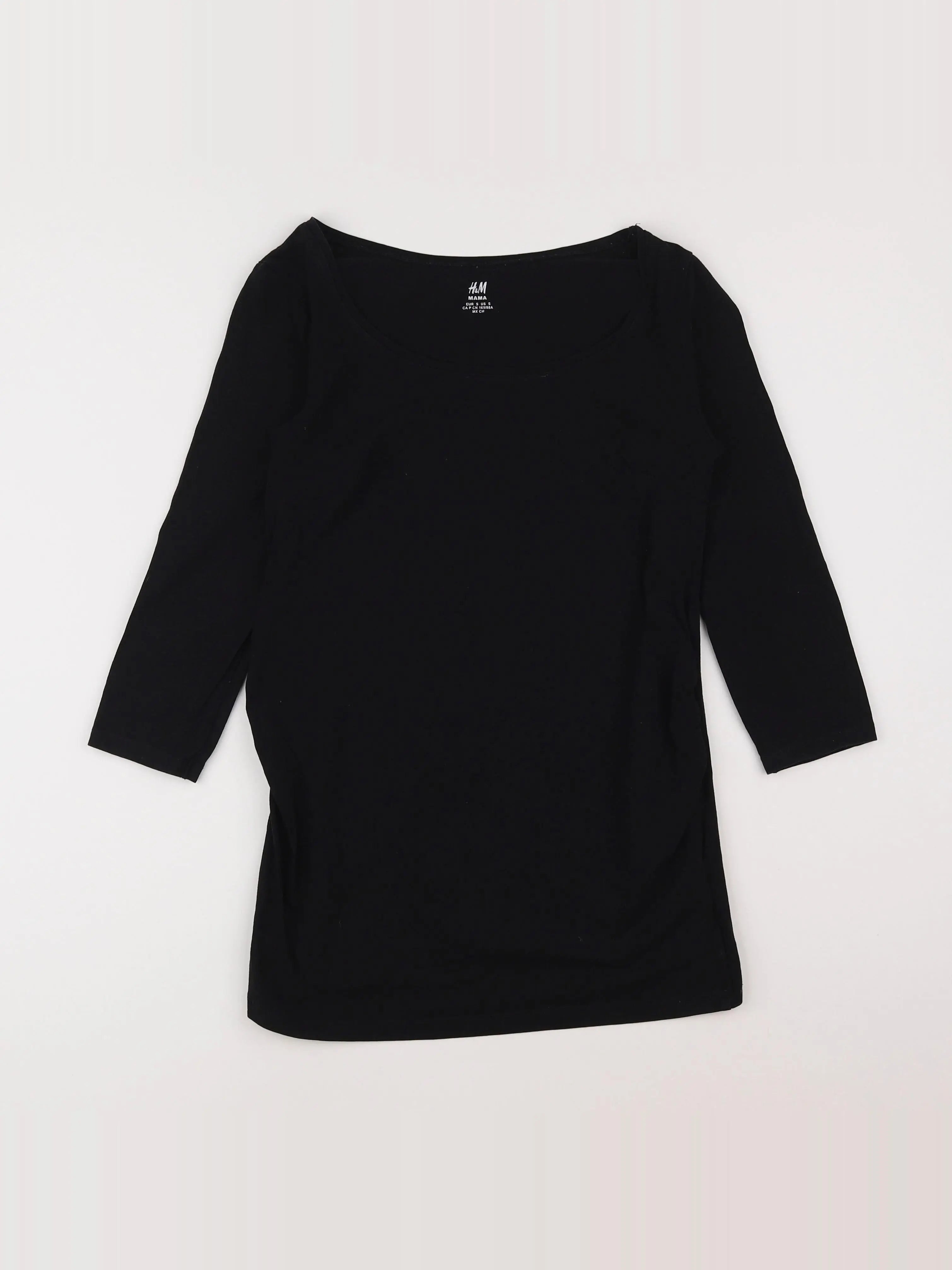 H&M - tee-shirt grossesse noir - 36