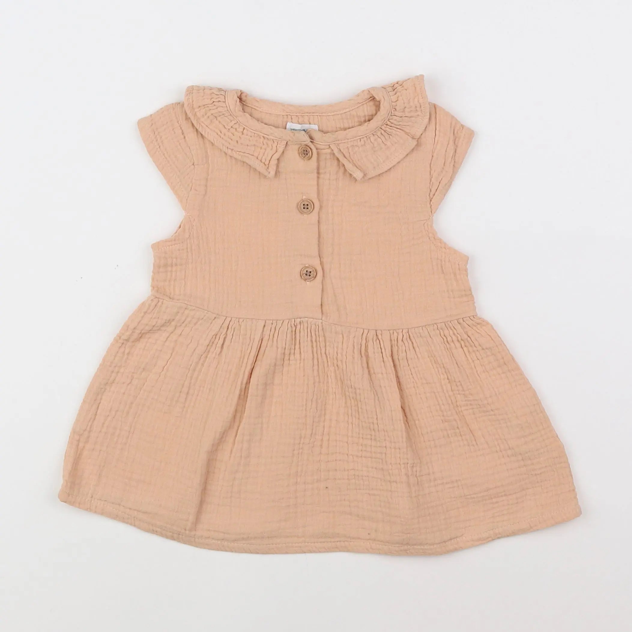 Vertbaudet - robe rose - 12 mois