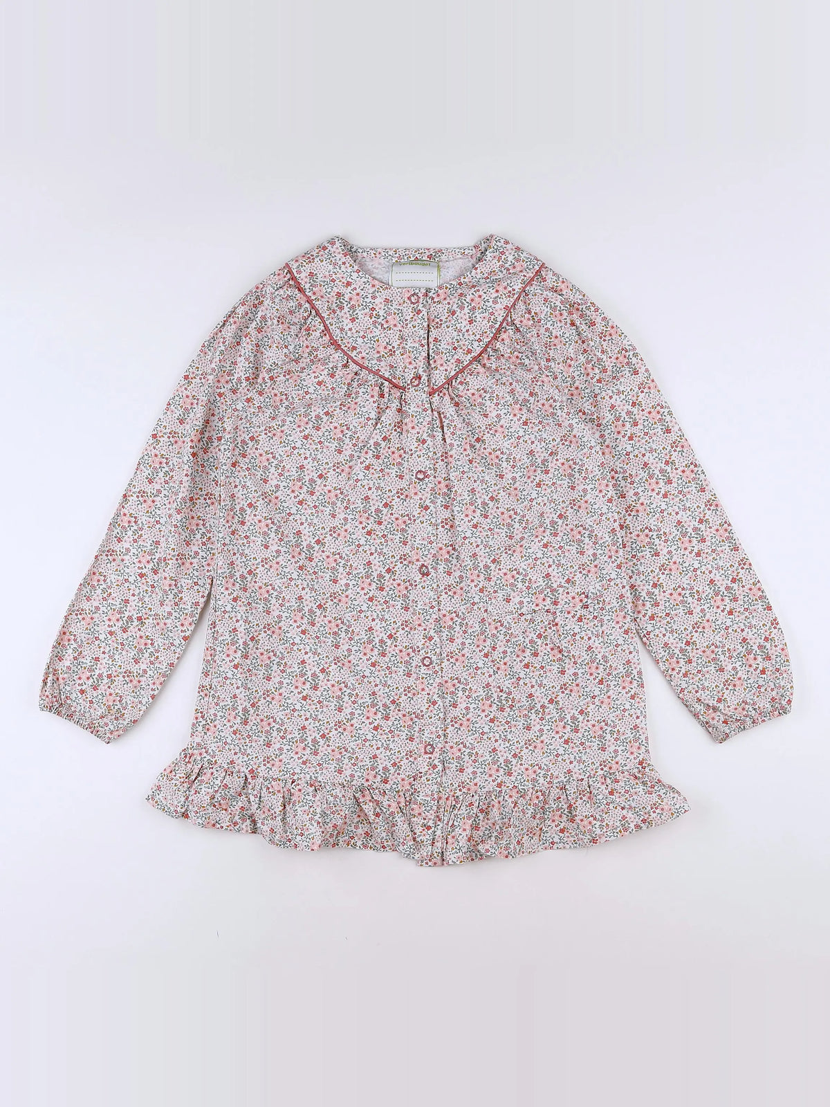 Vertbaudet - blouse blanc,rose - 10 ans