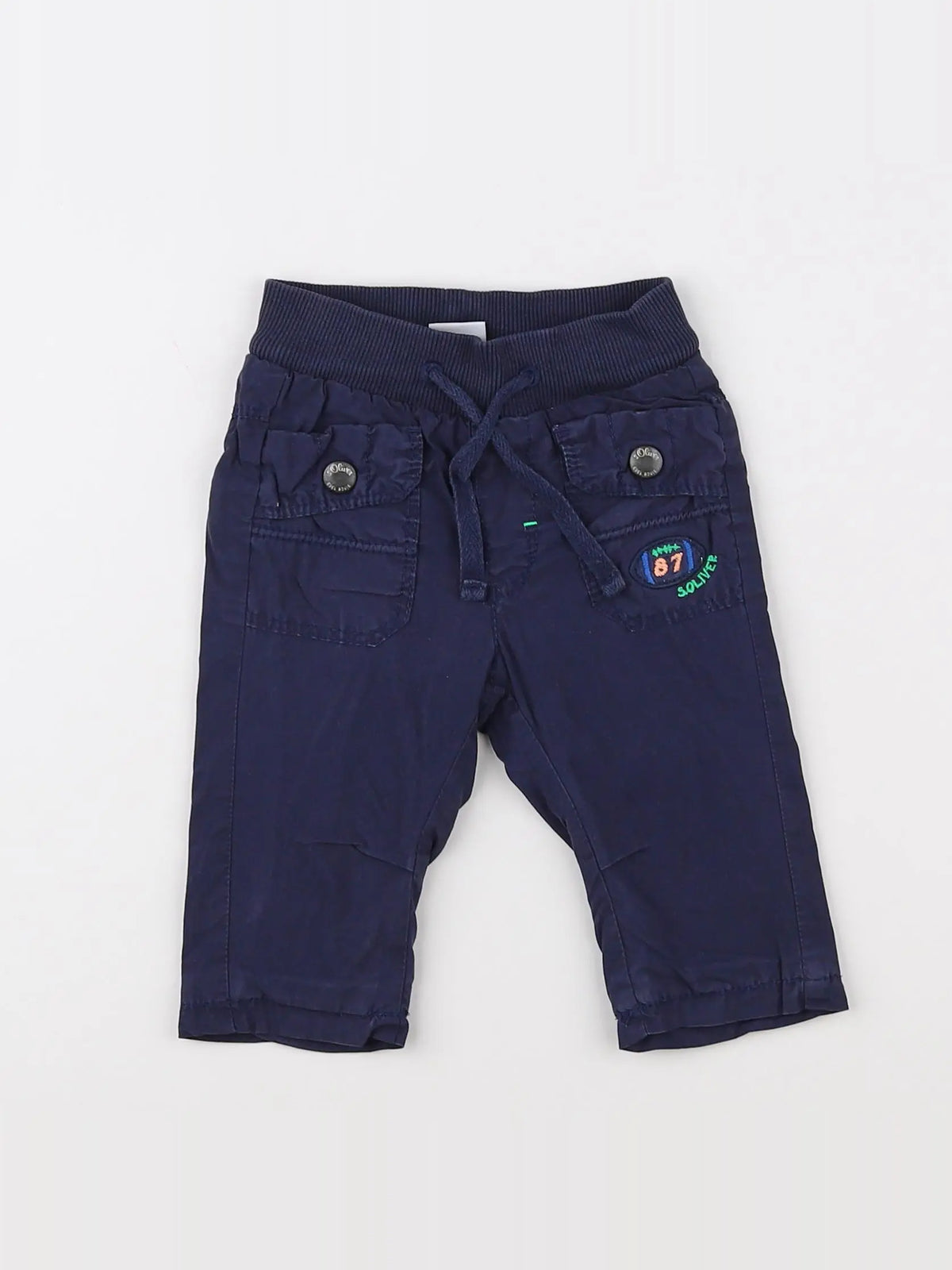 H&M - pantalon bleu - 3 mois