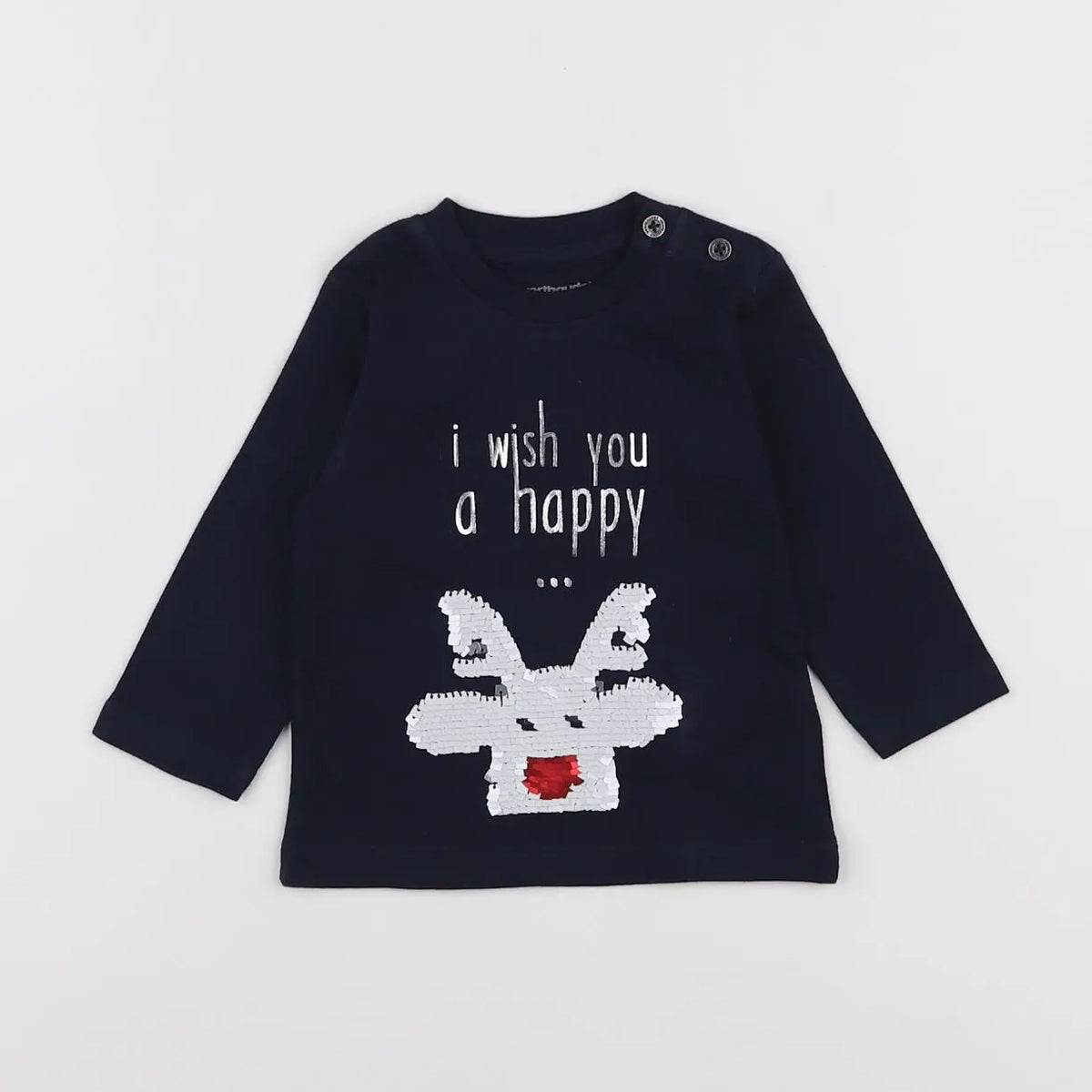 Vertbaudet - tee-shirt bleu - 3 mois