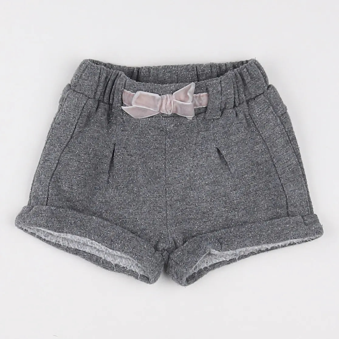 Vertbaudet - short gris - 3 mois