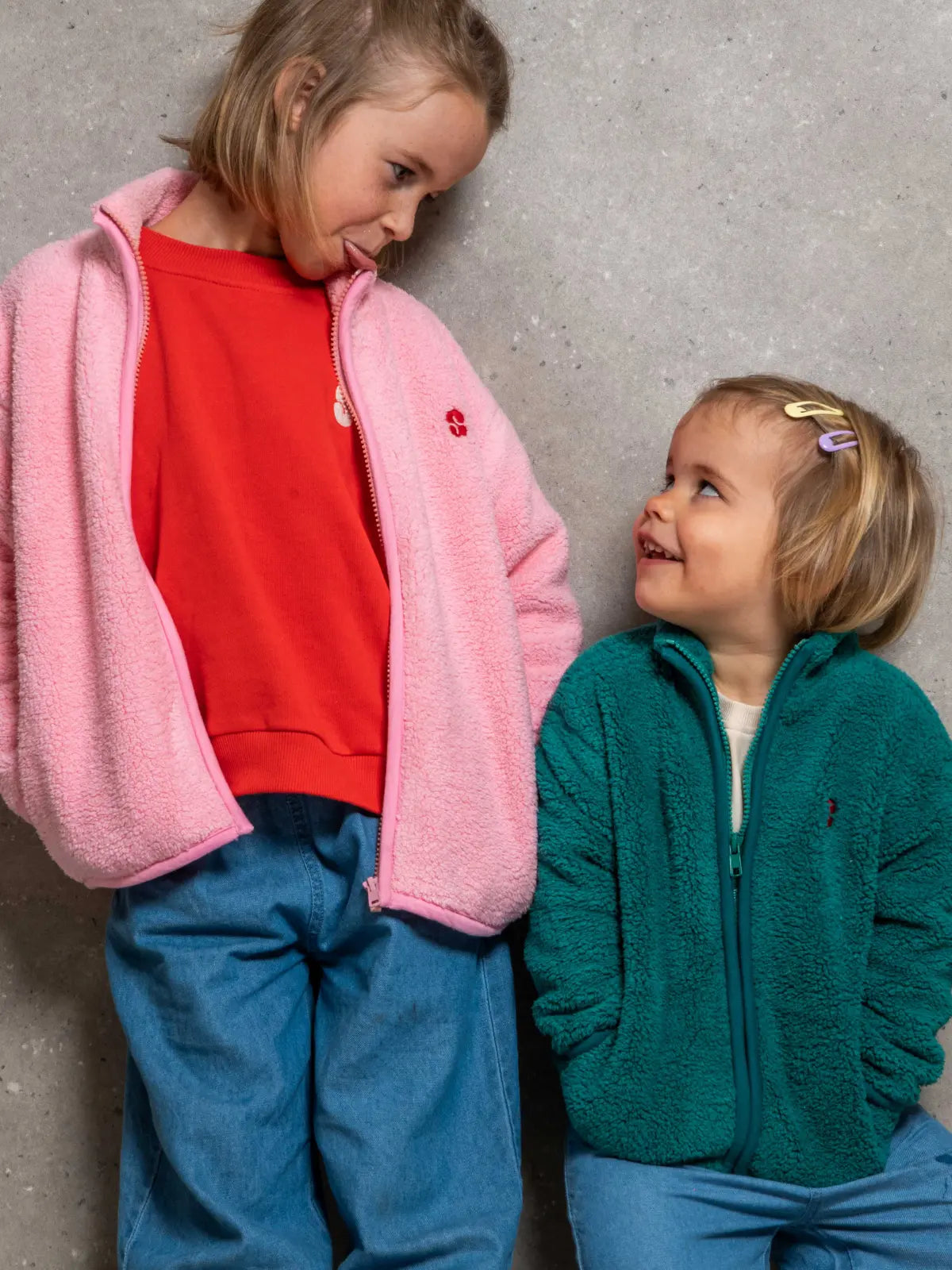 La Veste doudou Vert canard