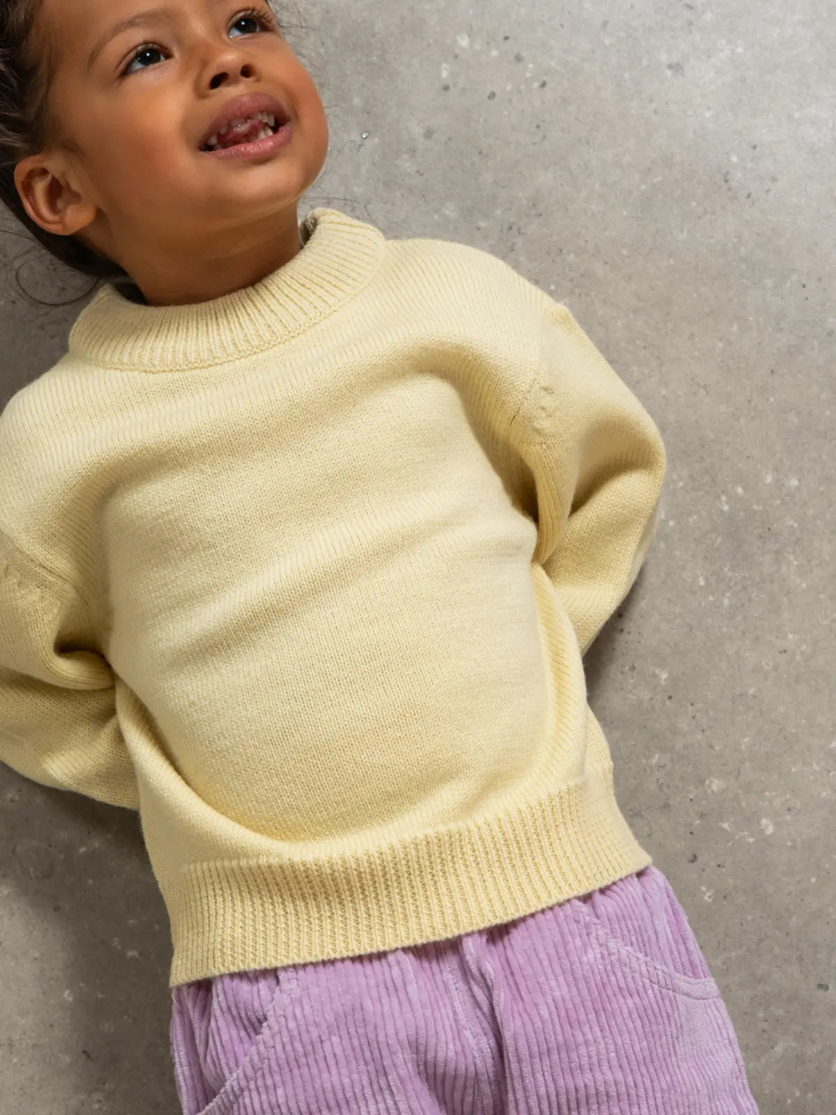 Le pull 100% laine Jaune beurre