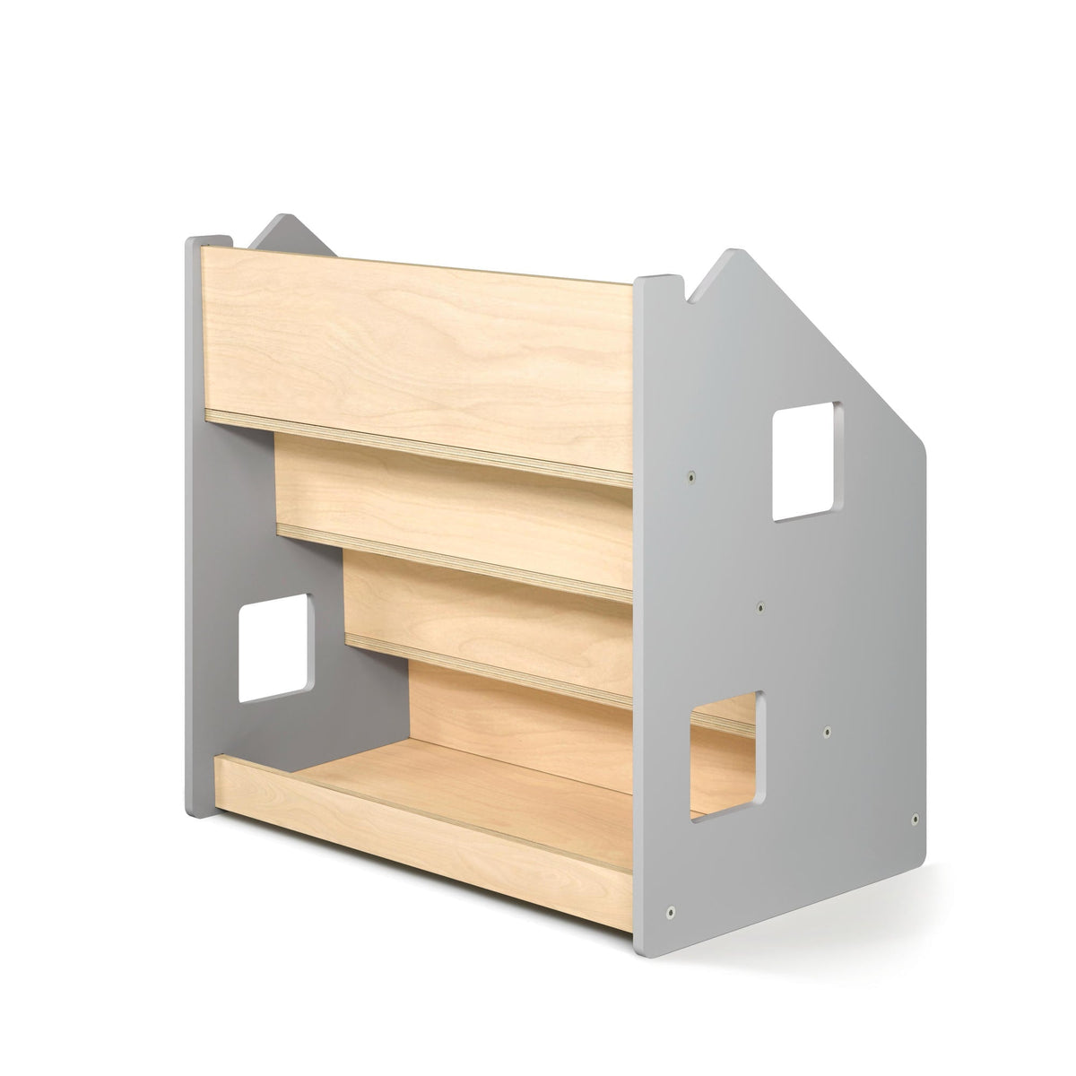 Bibliothèque enfant - Blanc et Gris