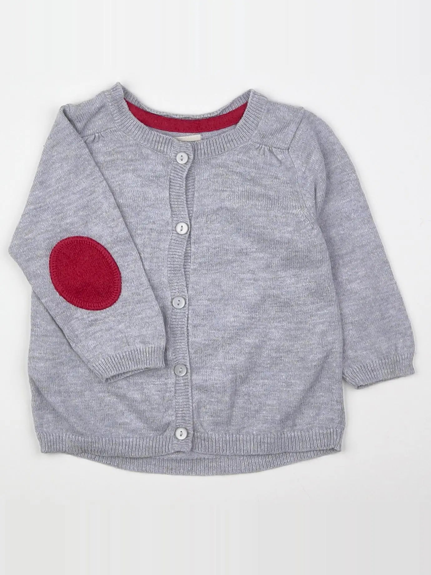 Tape à l'oeil - gilet gris - 6 mois