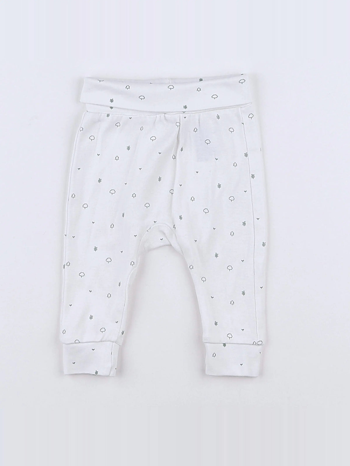 H&M - sarouel blanc - 3 mois