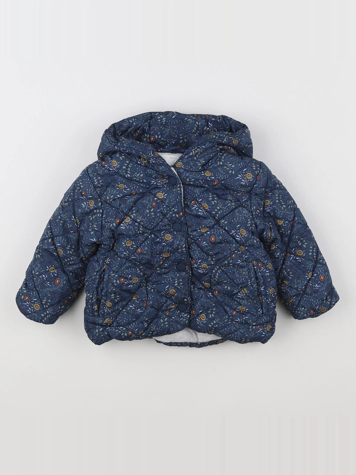Mango - doudoune multicolore - 9/12 mois