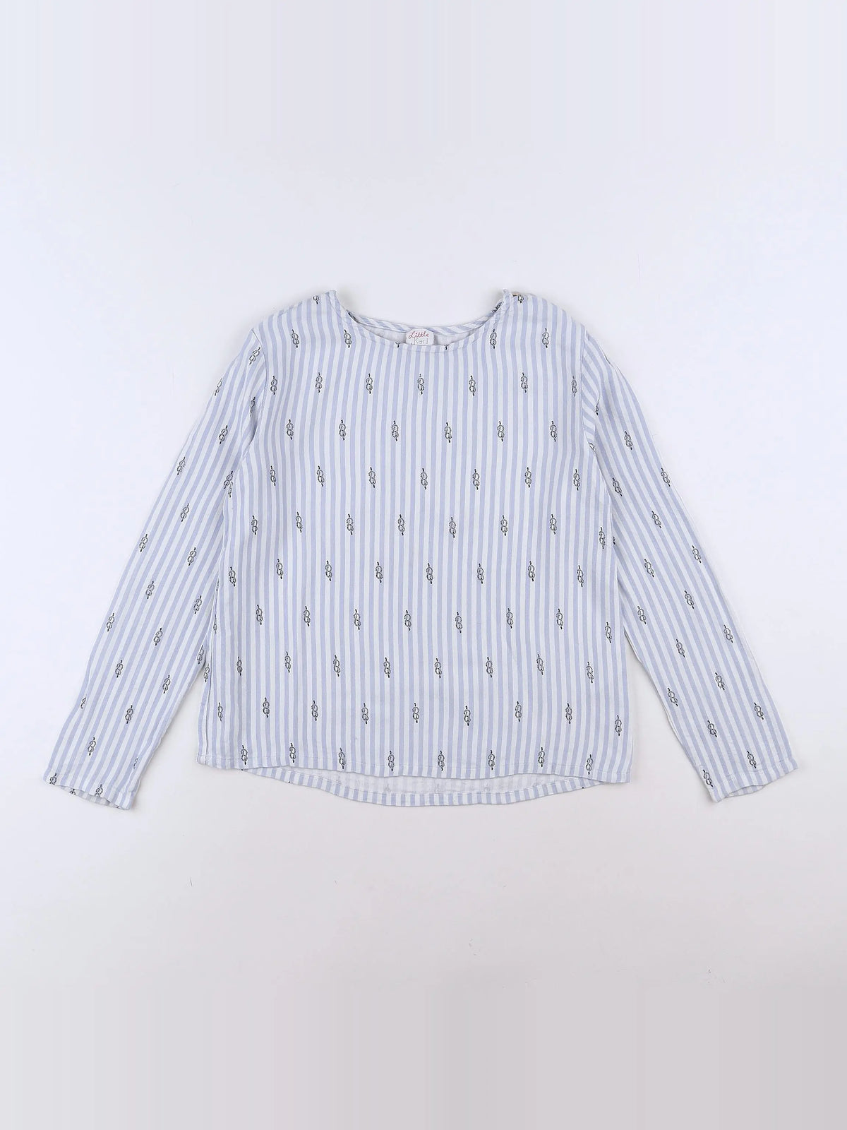 Little Karl Marc John - blouse bleu - 12 ans
