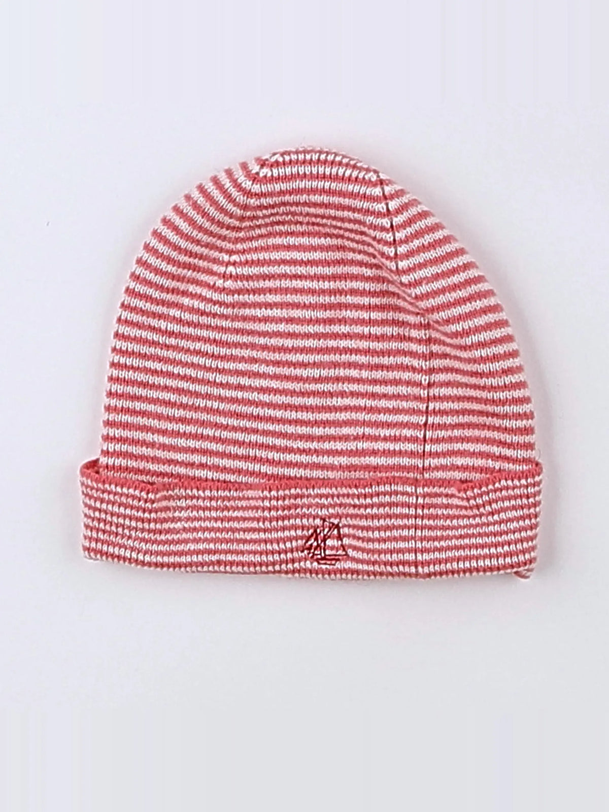 Petit Bateau - bonnet gris, rose - 3 mois