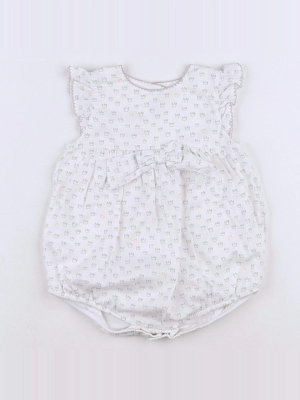 Absorba - combinaison blanc, gris - 12 mois