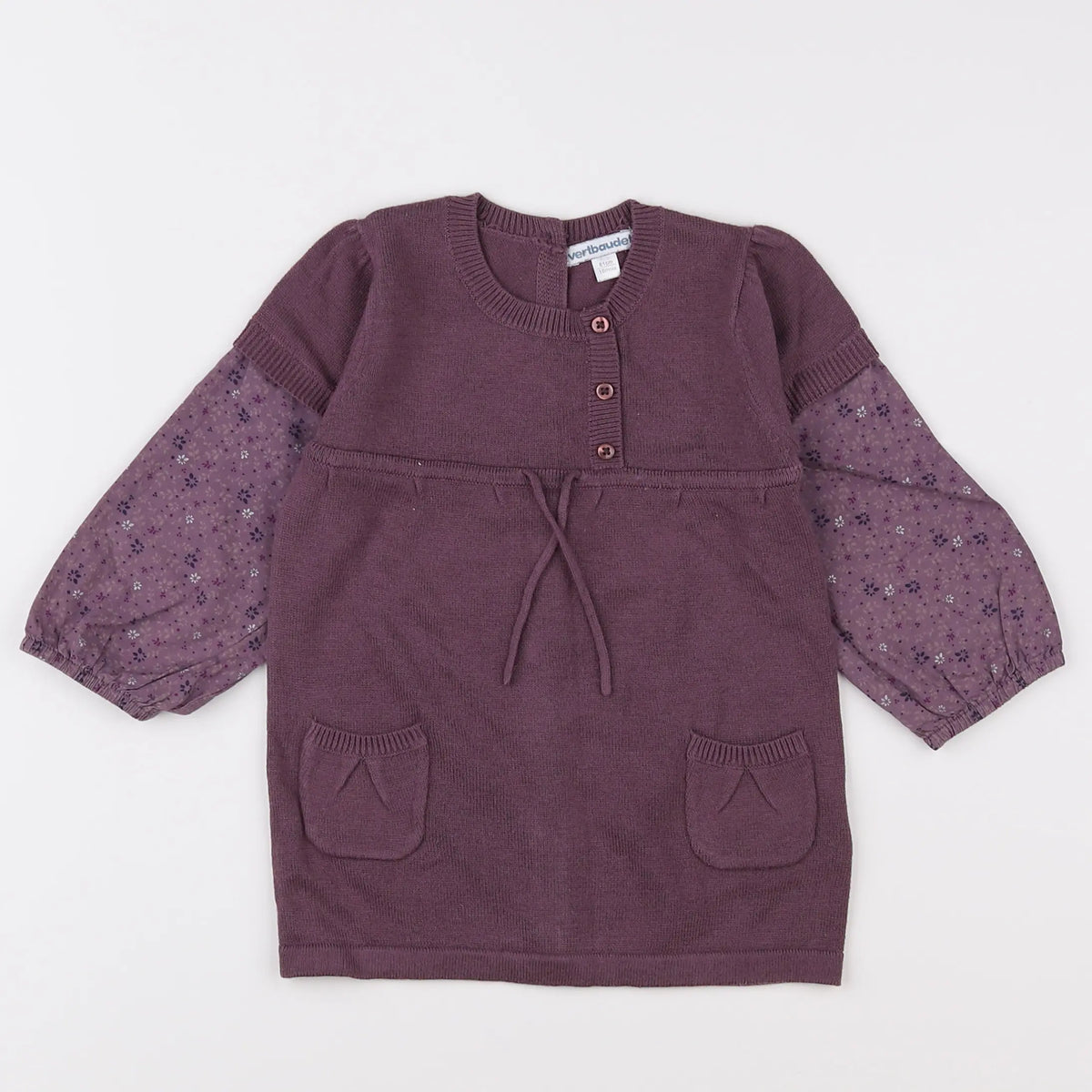 Vertbaudet - robe violet - 18 mois