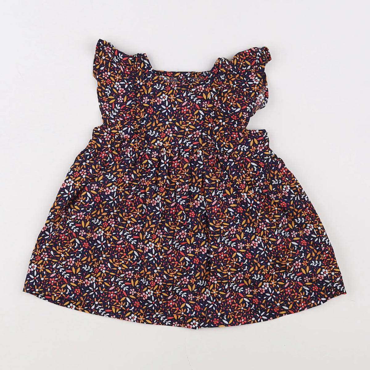 Vertbaudet - robe multicolore - 3 mois