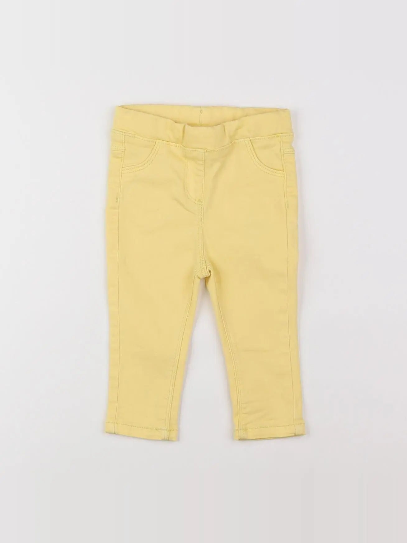 Tape à l'oeil - jegging jaune - 9 mois