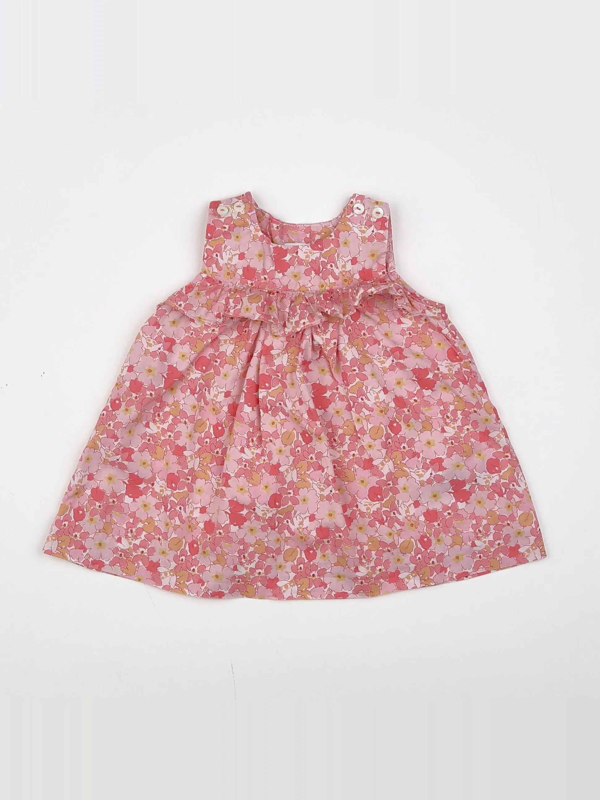 Jacadi - robe liberty multicolore - 3 mois