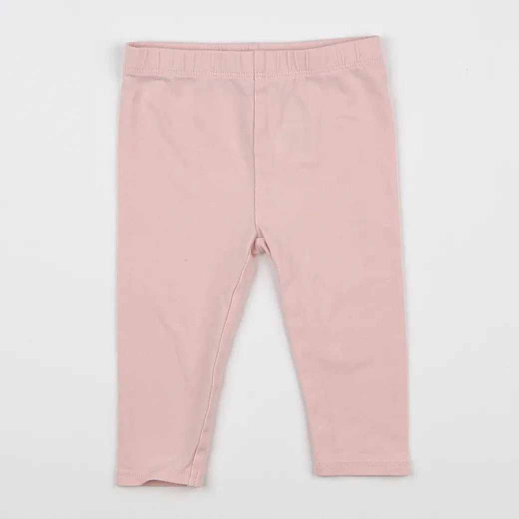 Vertbaudet - legging rose - 9 mois