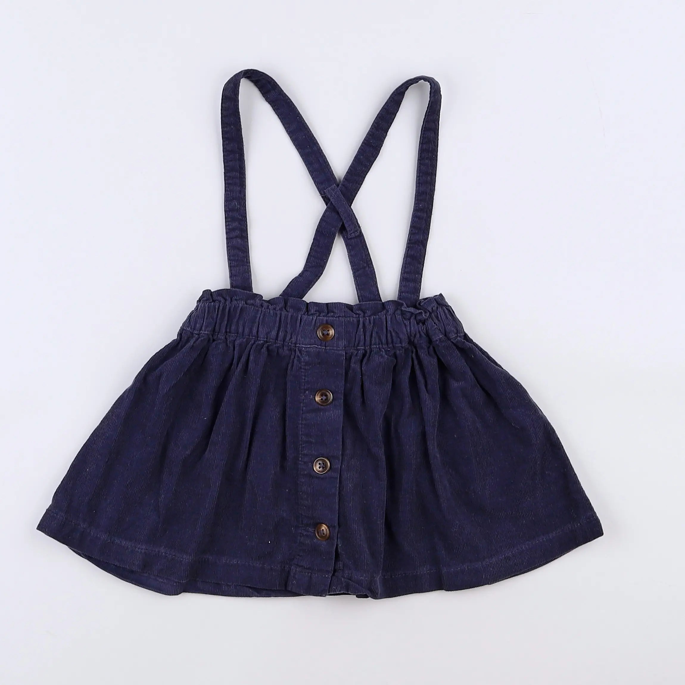 Vertbaudet - jupe bleu - 12 mois