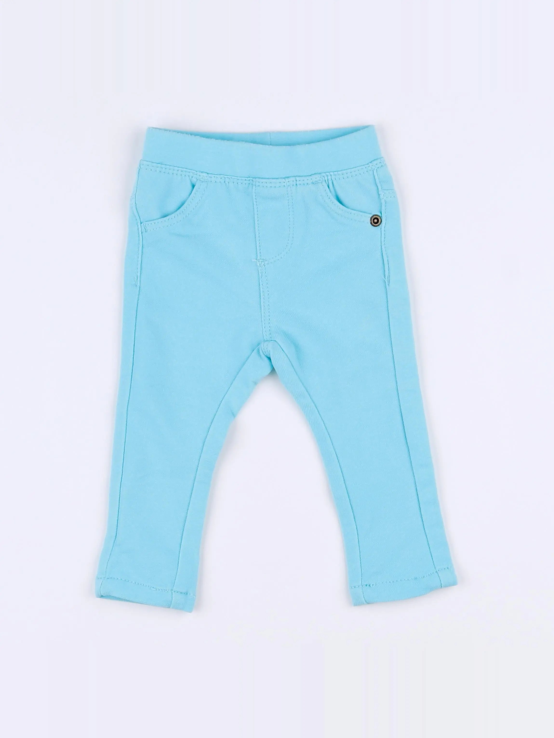 Vertbaudet - jegging bleu - 3 mois