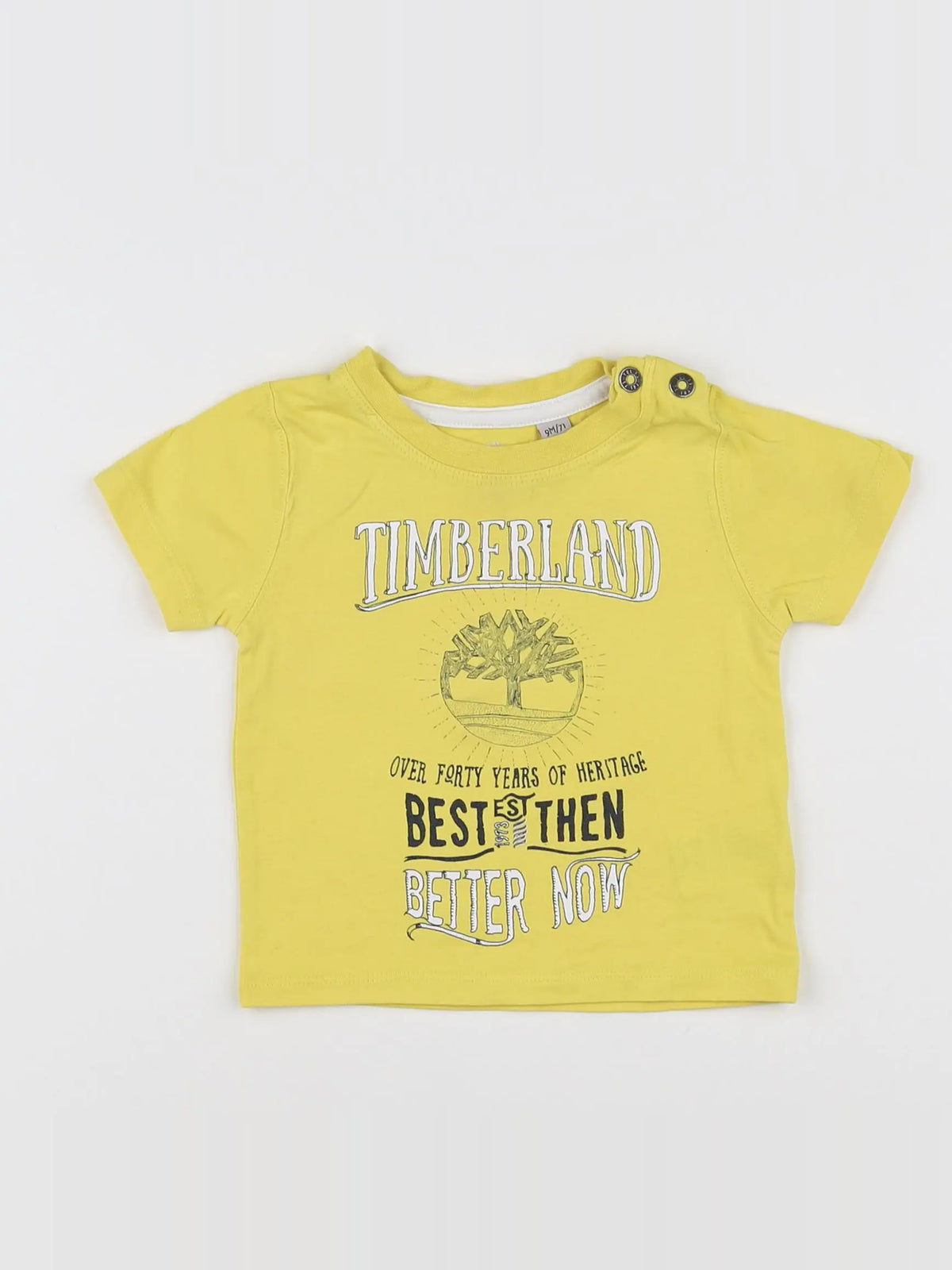 Timberland - tee-shirt jaune - 9 mois